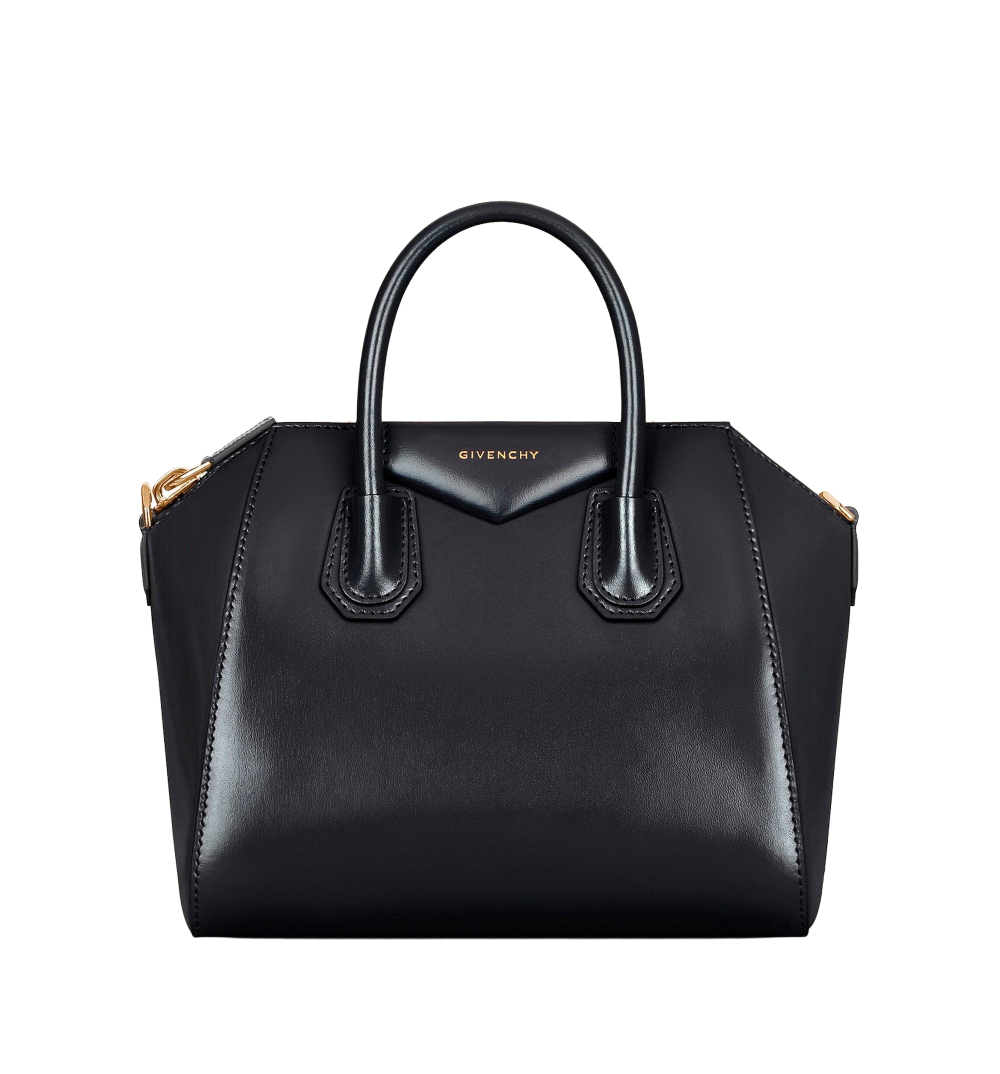 Small Antigona bag in Box leather