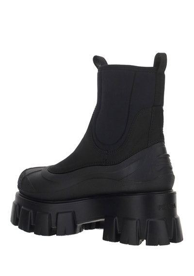 Monolith Re-Nylon Gabardine Boots - Black