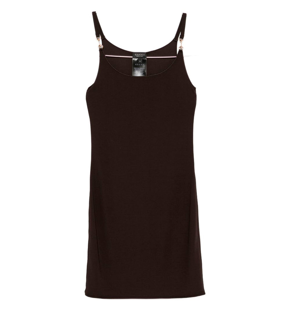 Viscose crêpe jersey dress with Horsebit