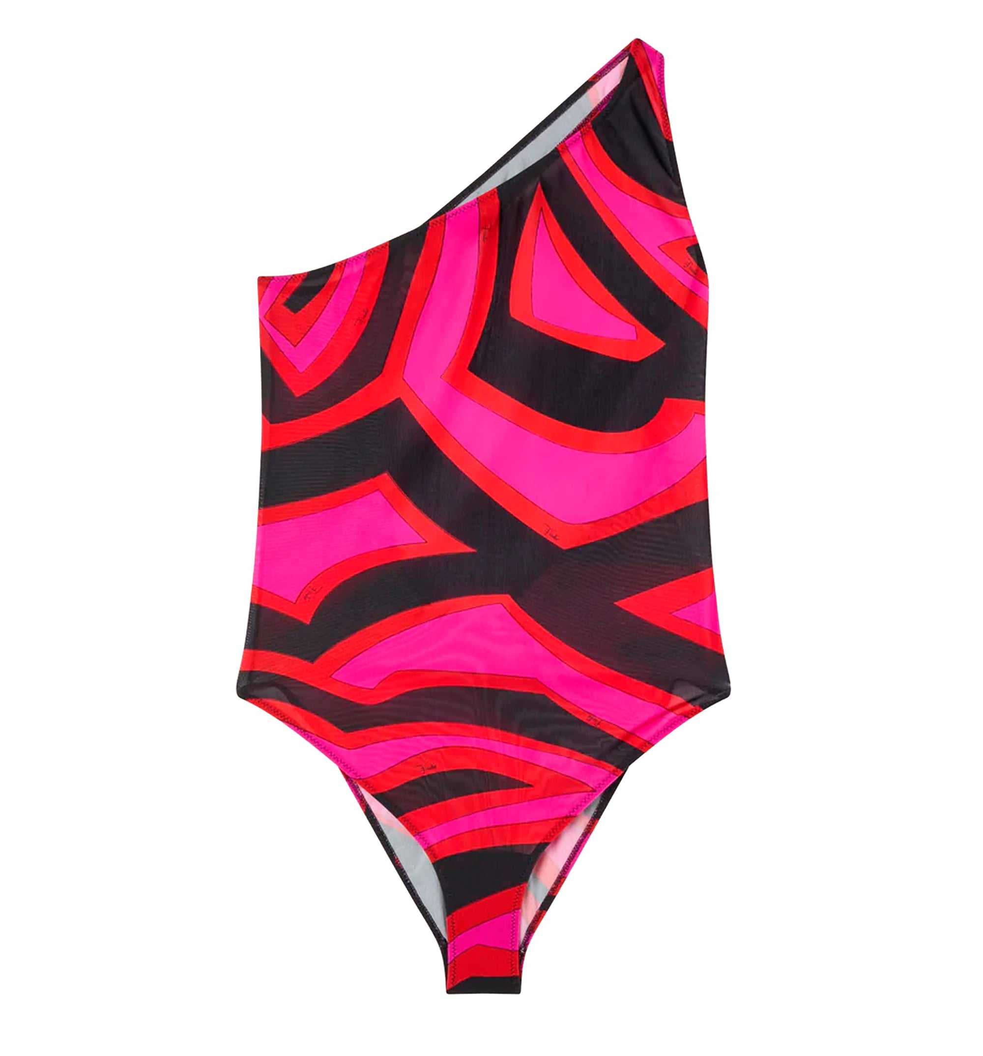 Labirinto Print One-Shoulder Bodysuit
