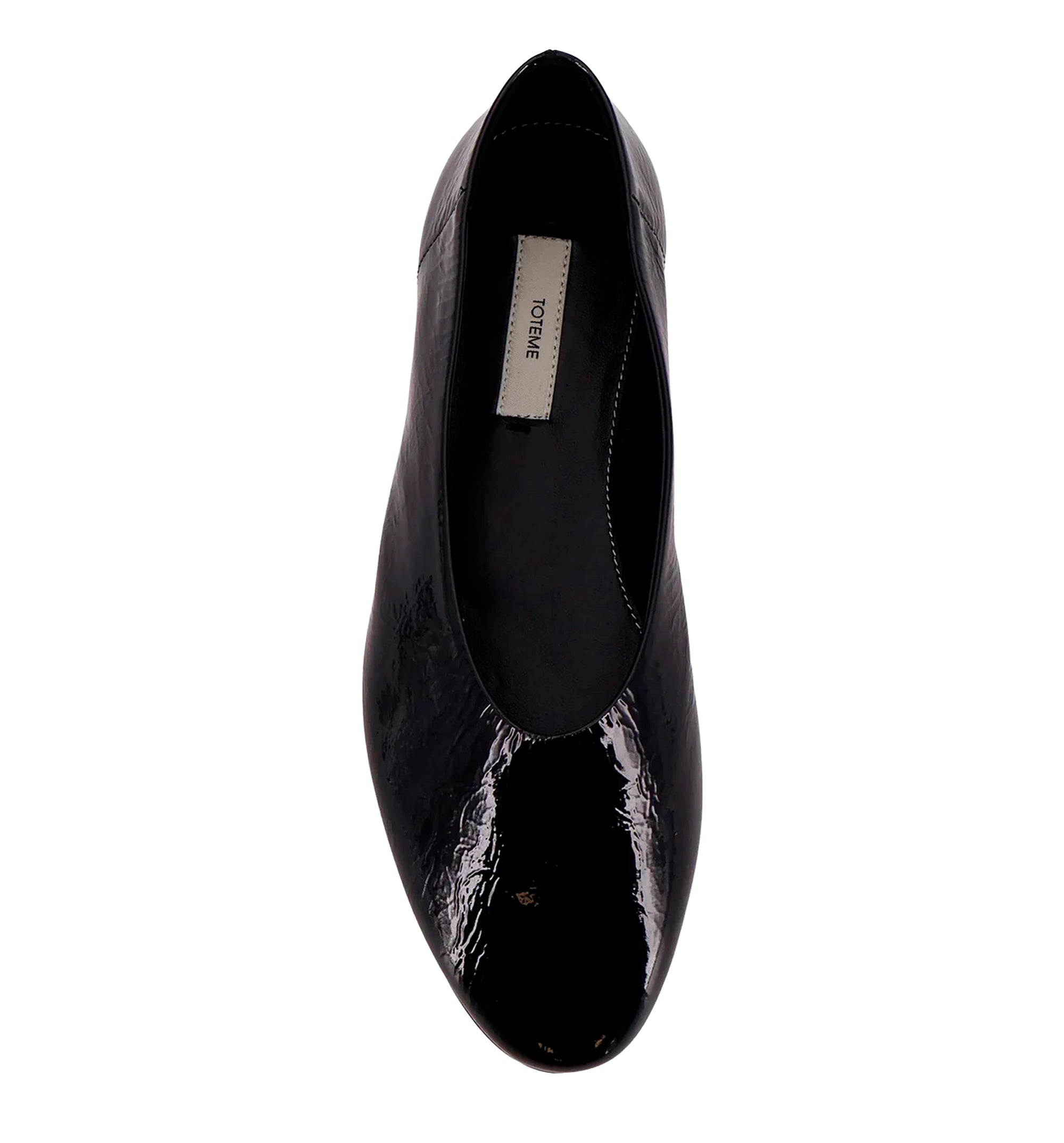 Patent leather ballerinas