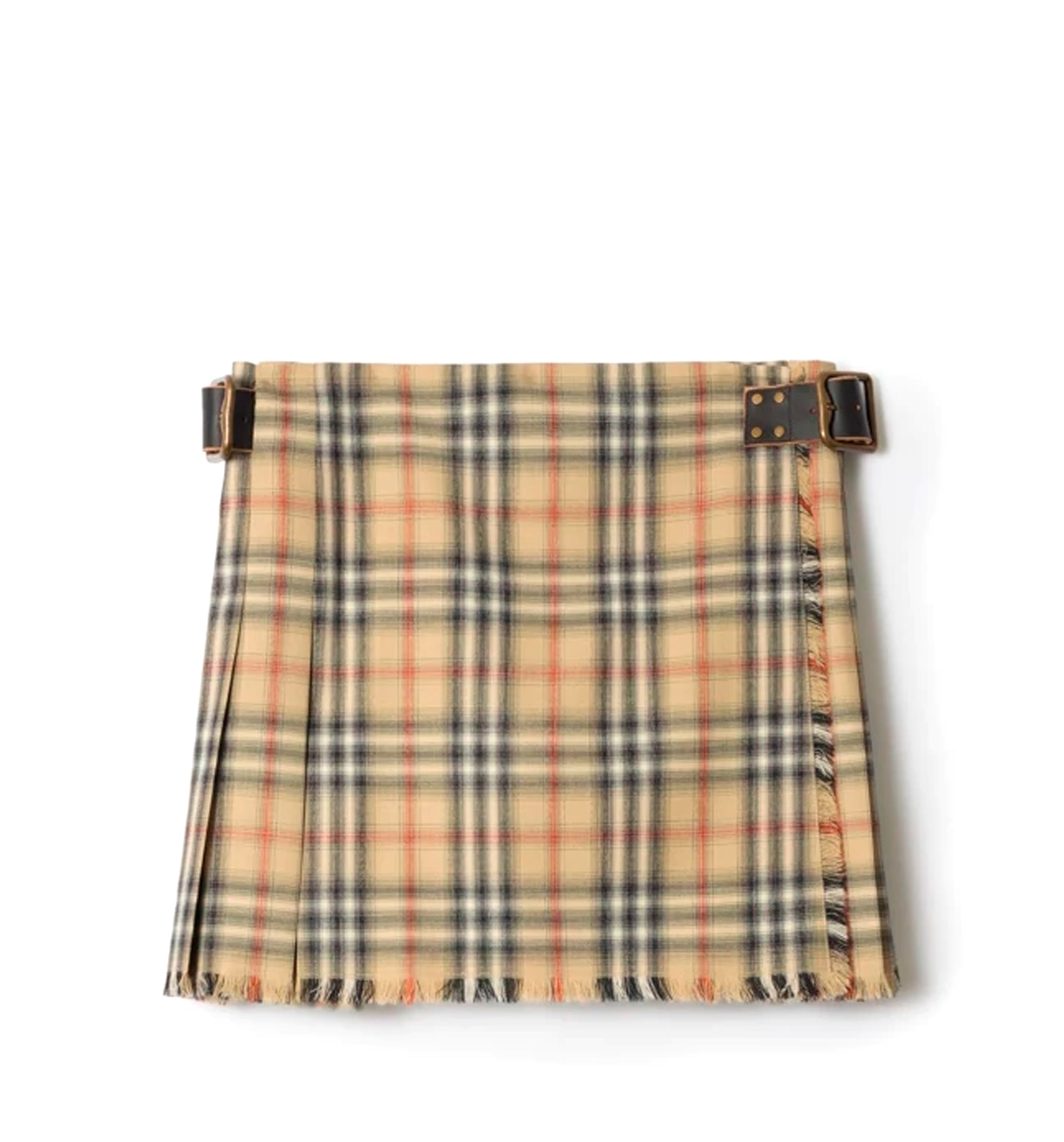 Check Wool Mini Kilt