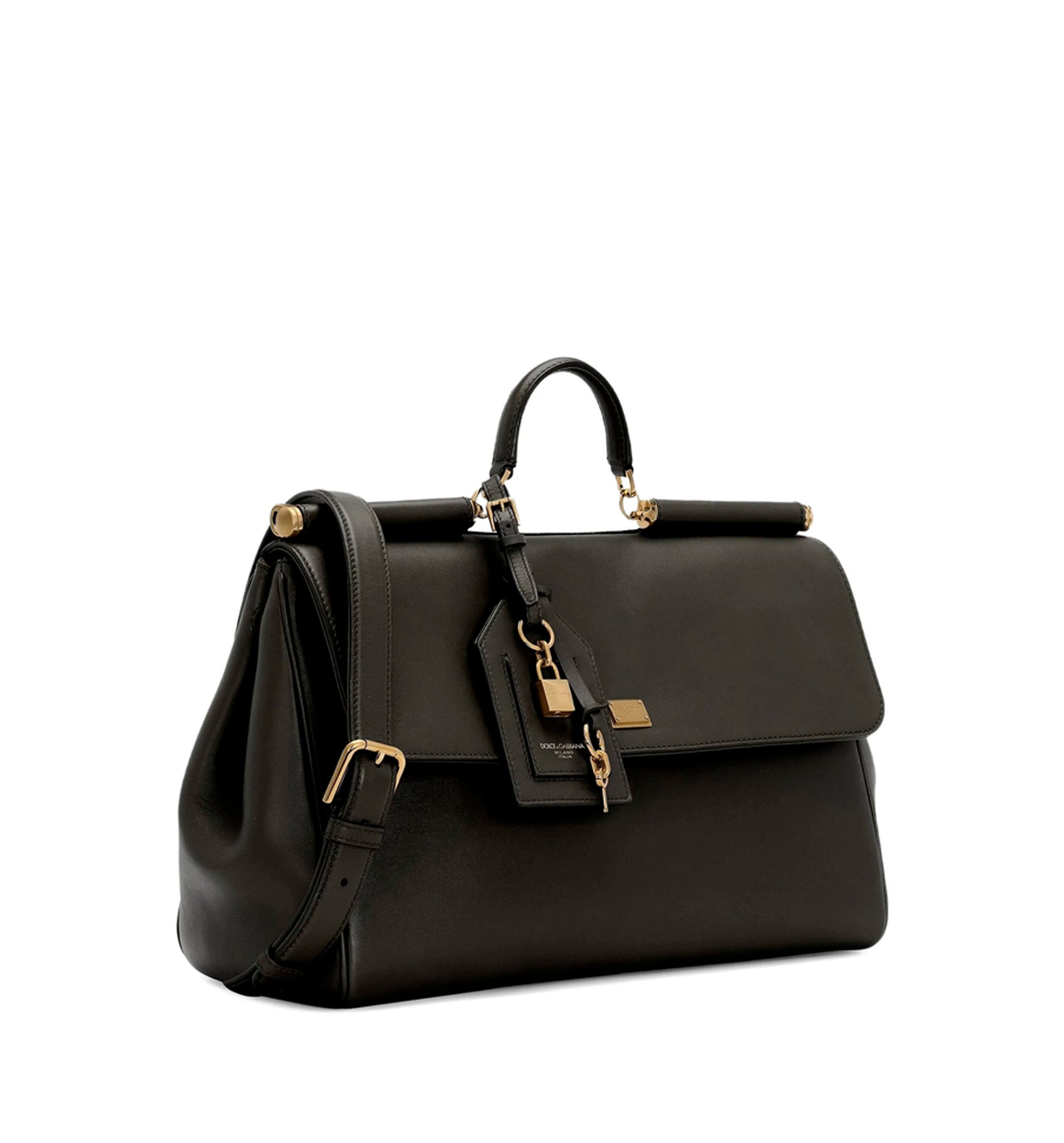 Maxi My Sicily handbag in plongé calfskin