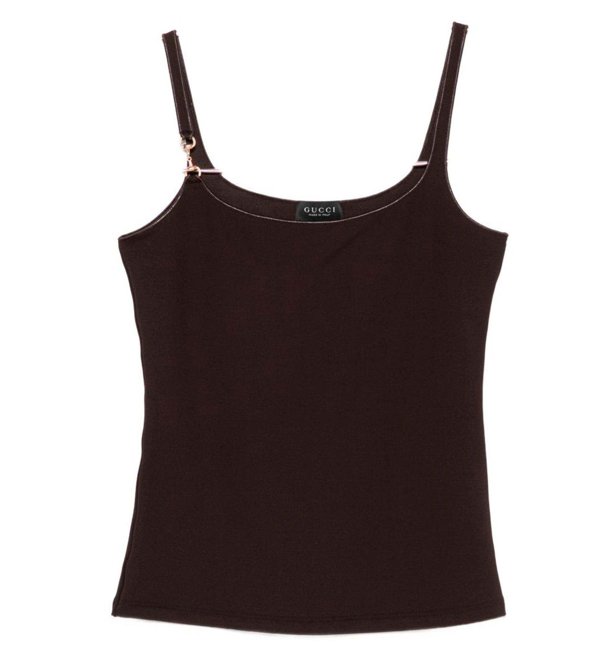 Viscose crêpe jersey top with Horsebit