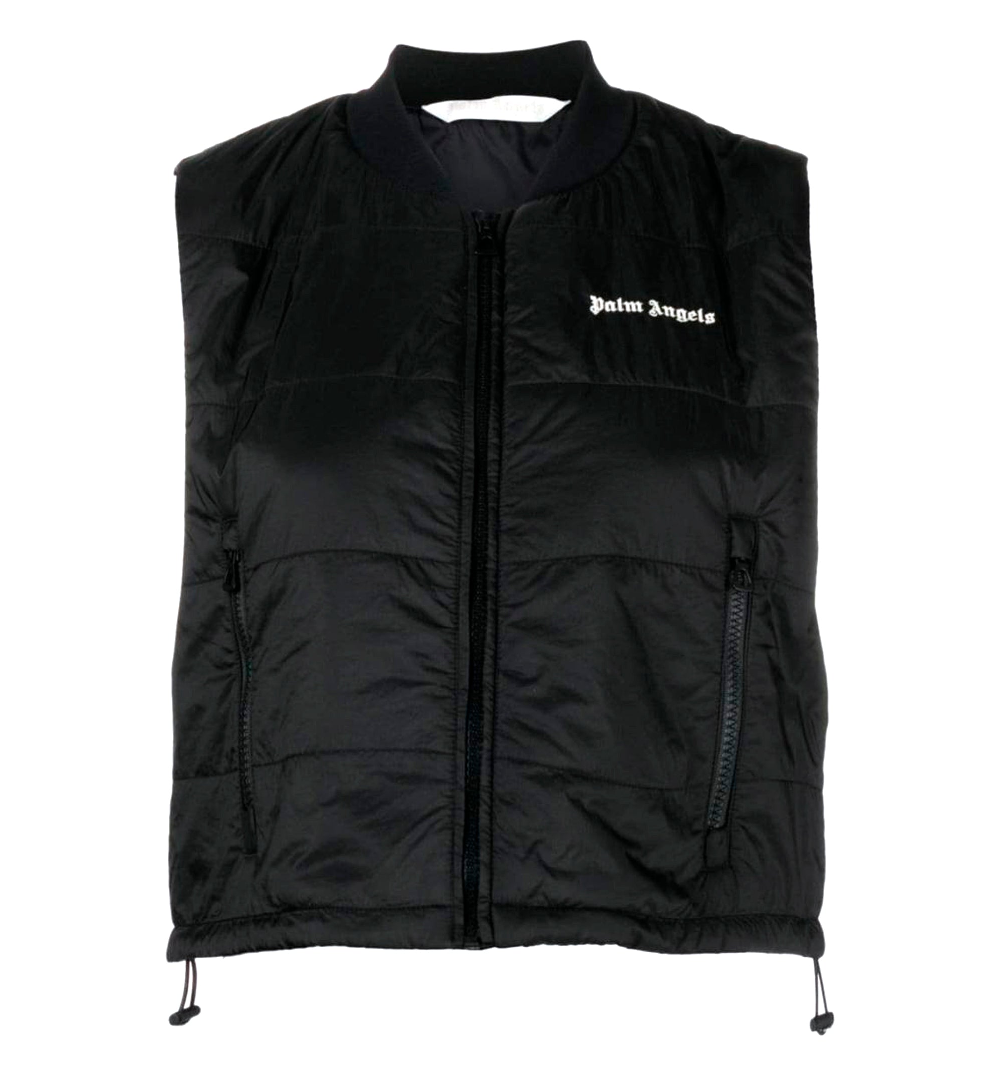 Black Classic Logo Vest Jacket