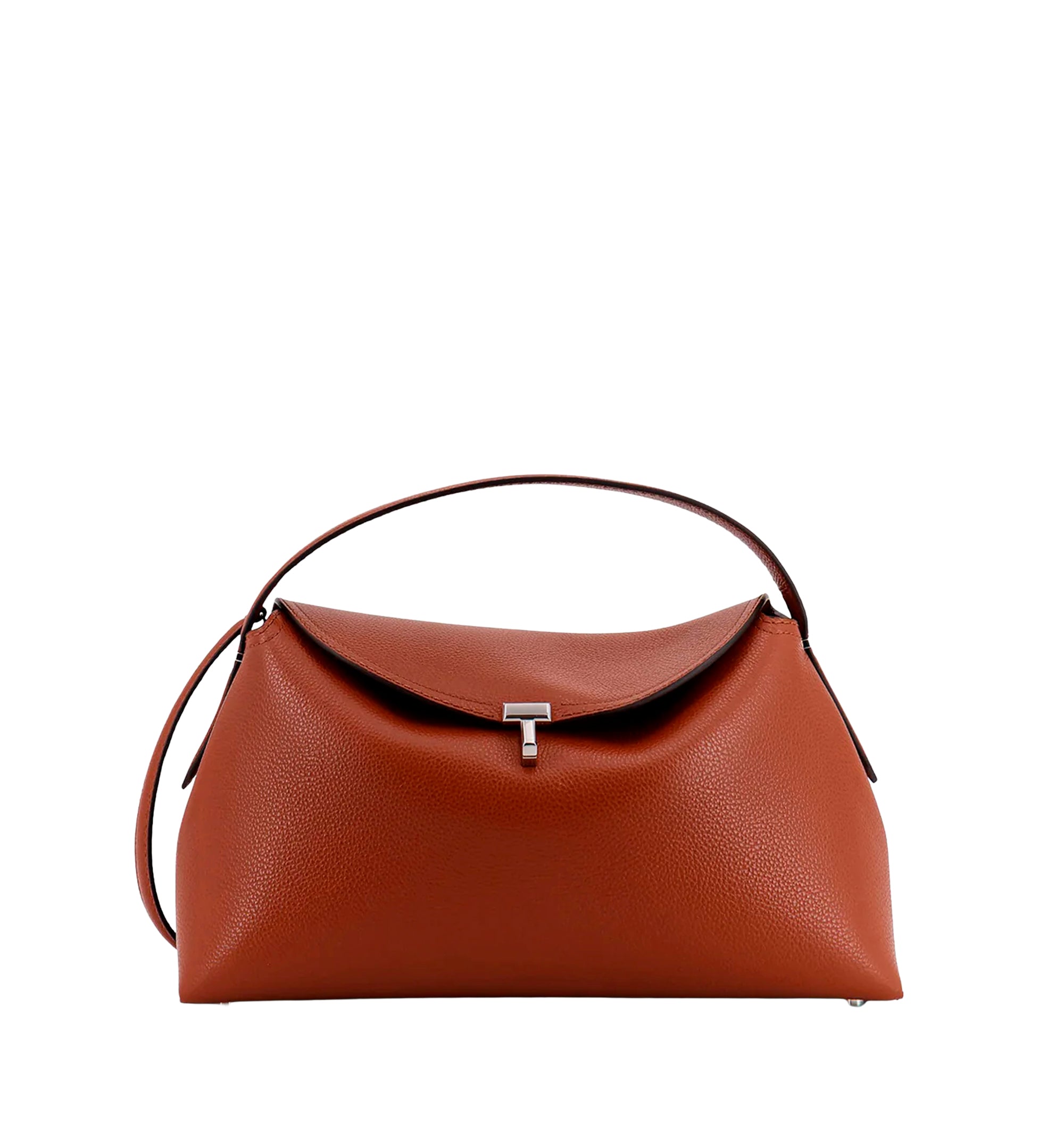 T-Lock Suede Shoulder Bag