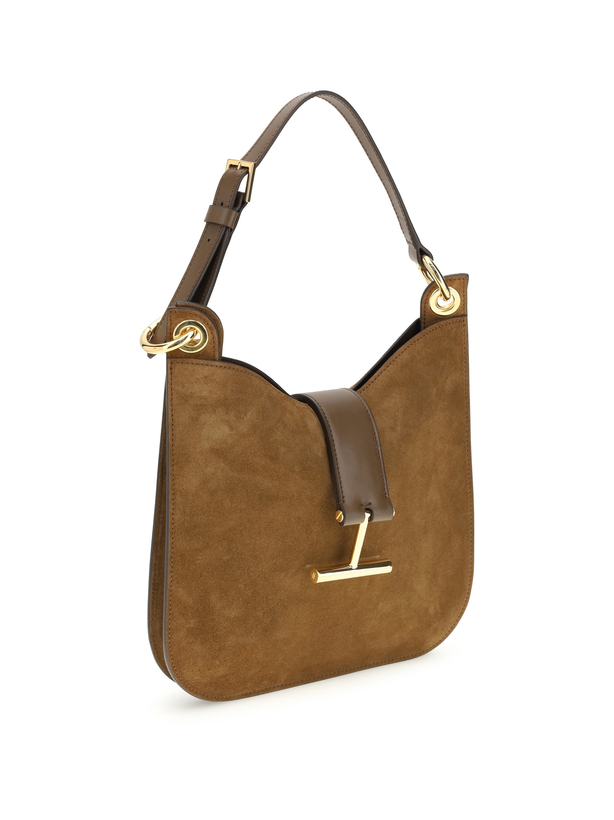 Tara Suede Shoulder Bag