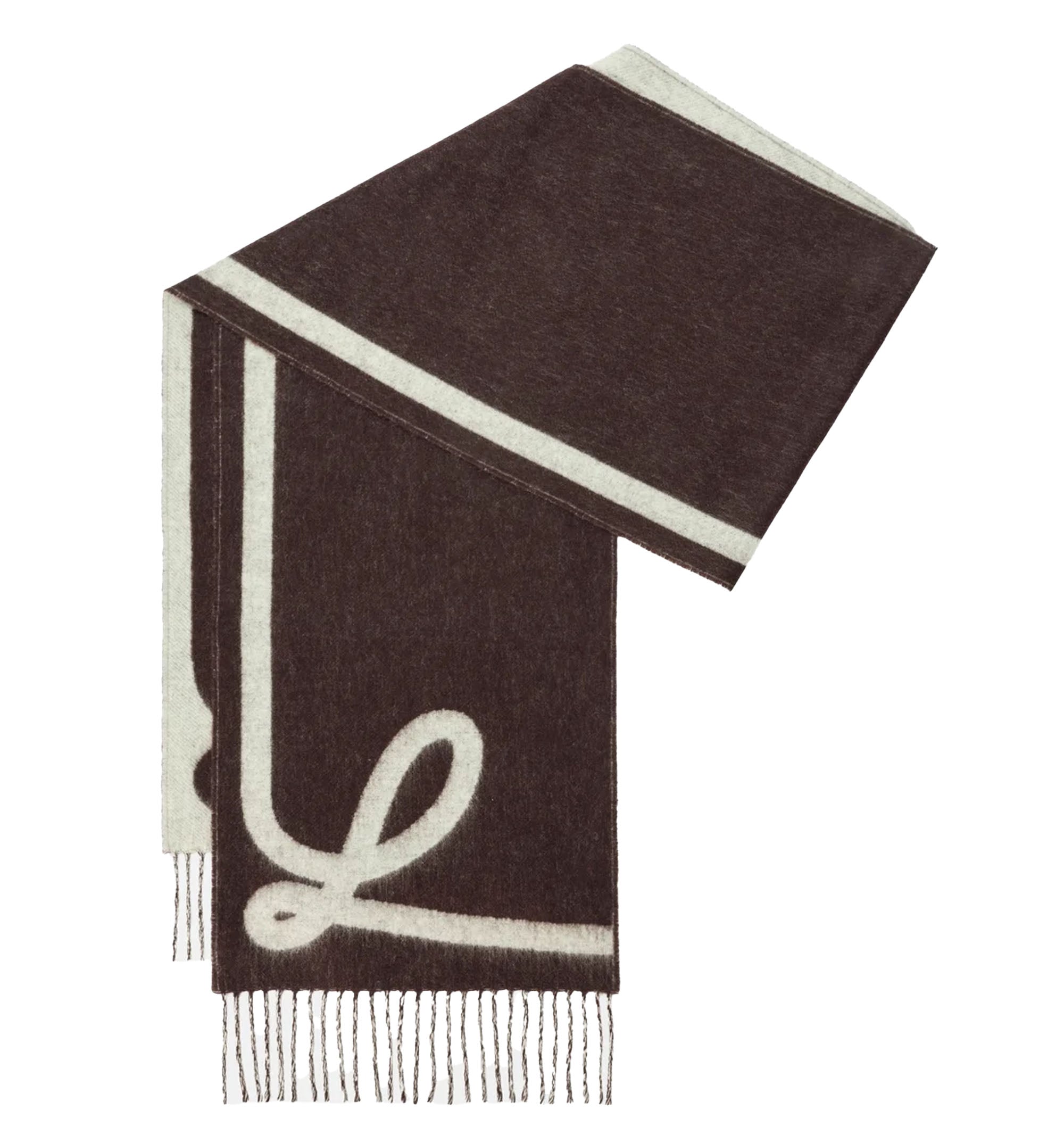 Scarf in wool and cashmere