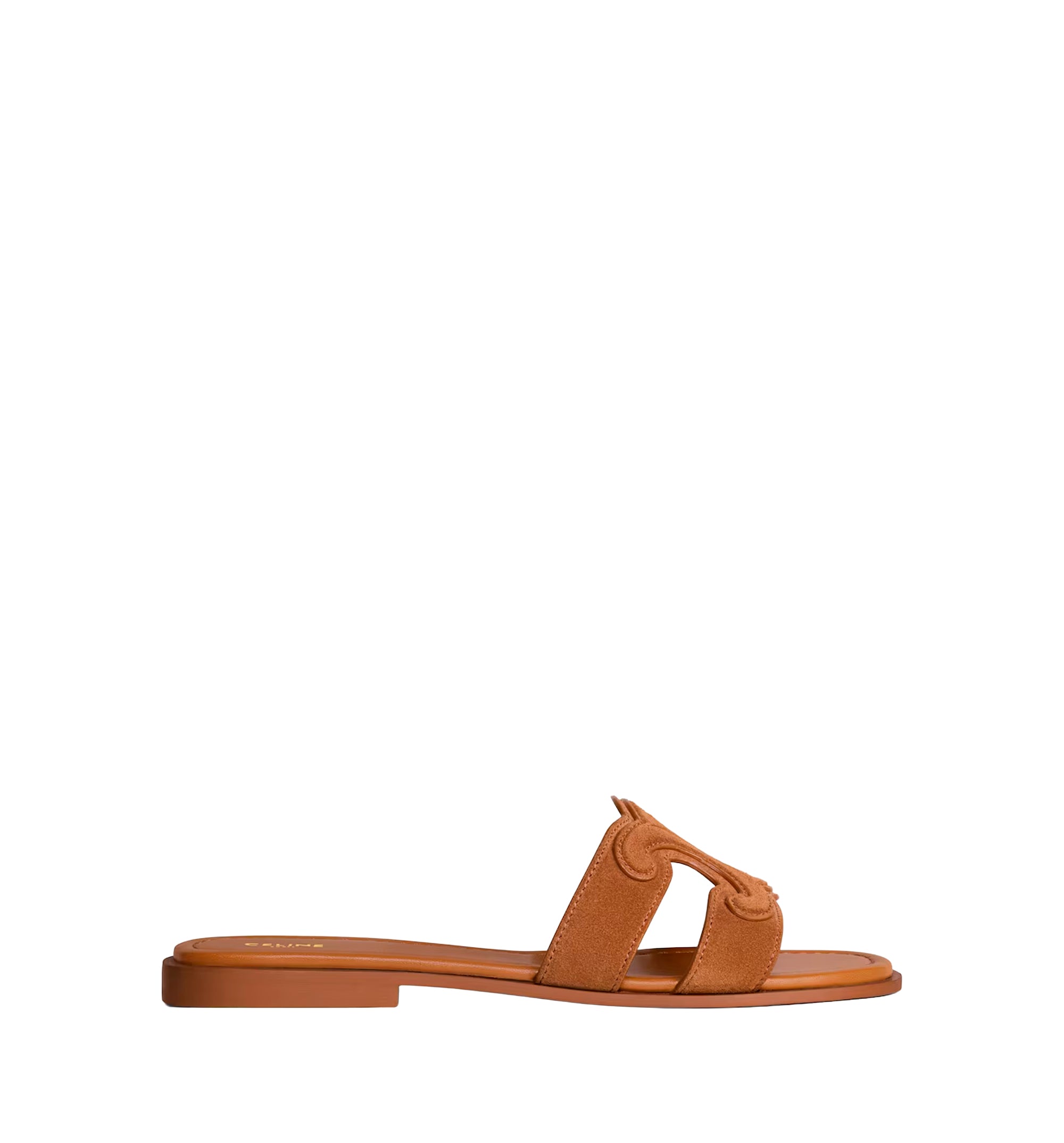 Marina Triomphe Mule In Suede Calfskin