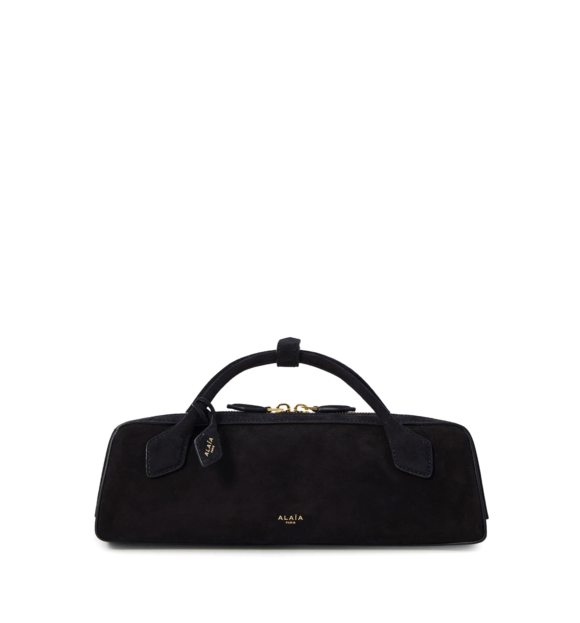Le Teckel Small Bi-material Bag in Leather