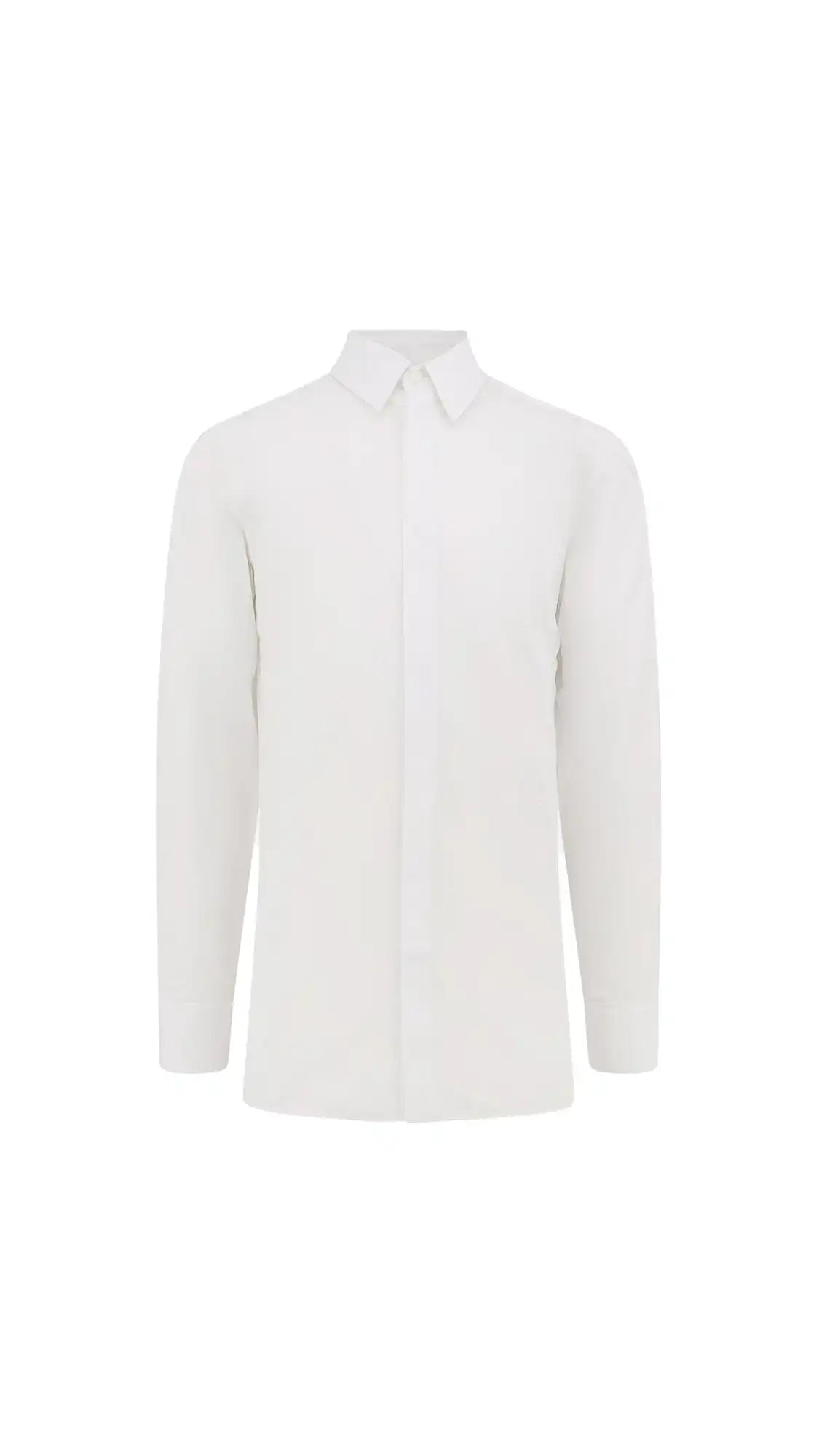 4G Embroidered Poplin Shirt - White