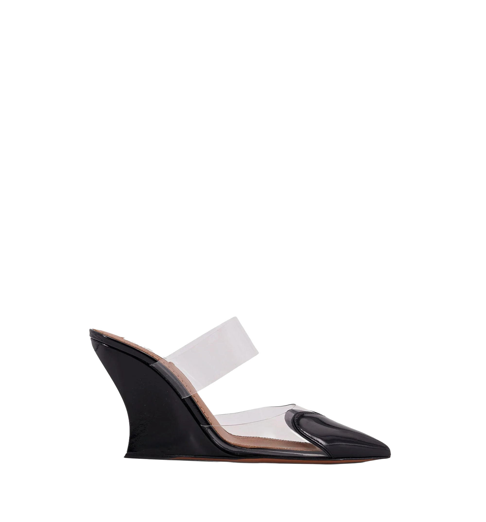 Le Coeur patent leather mule