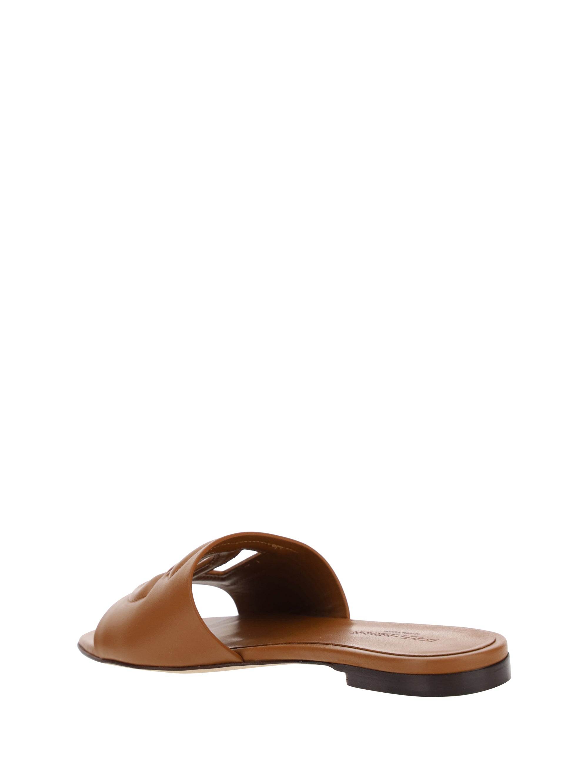 Calfskin Sliders With Dg Logo