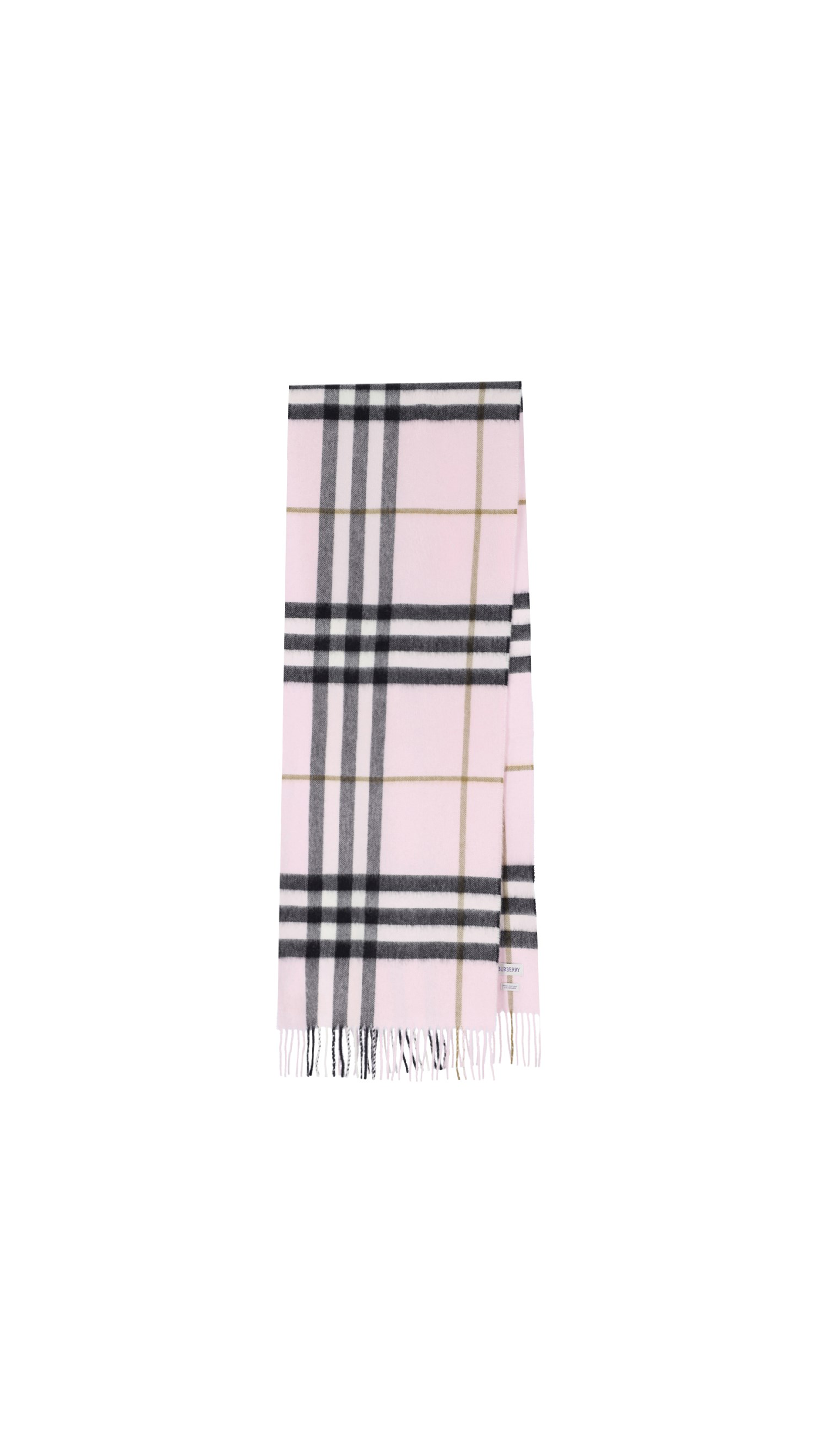 Check Scarf - Pink