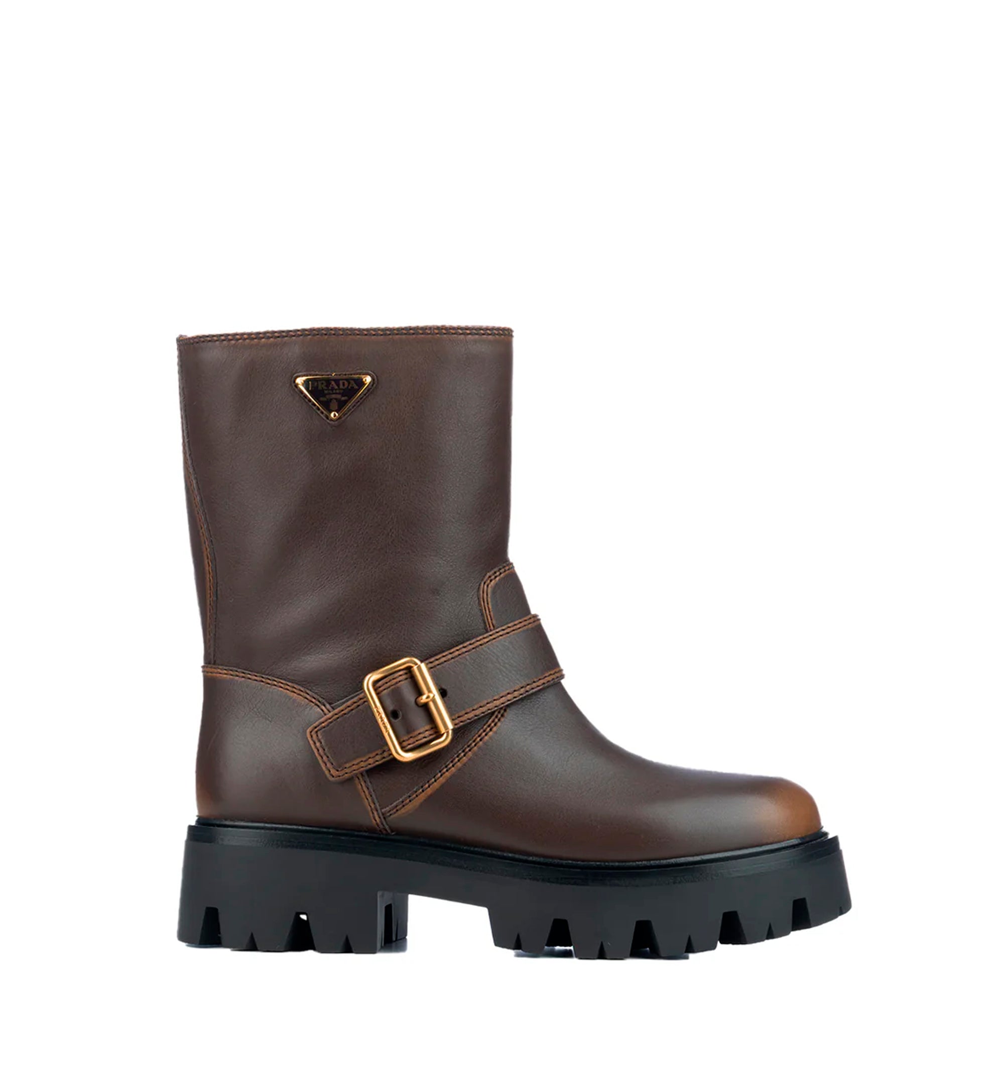 Leather booties