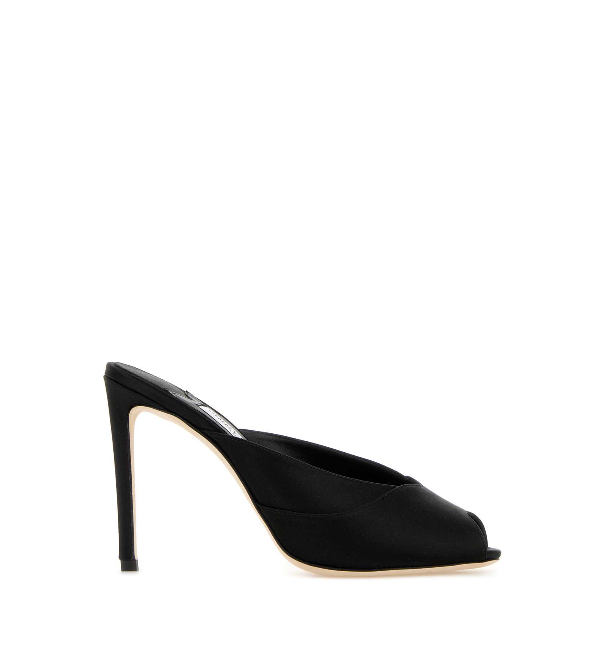 Brigitte Satin mule 100