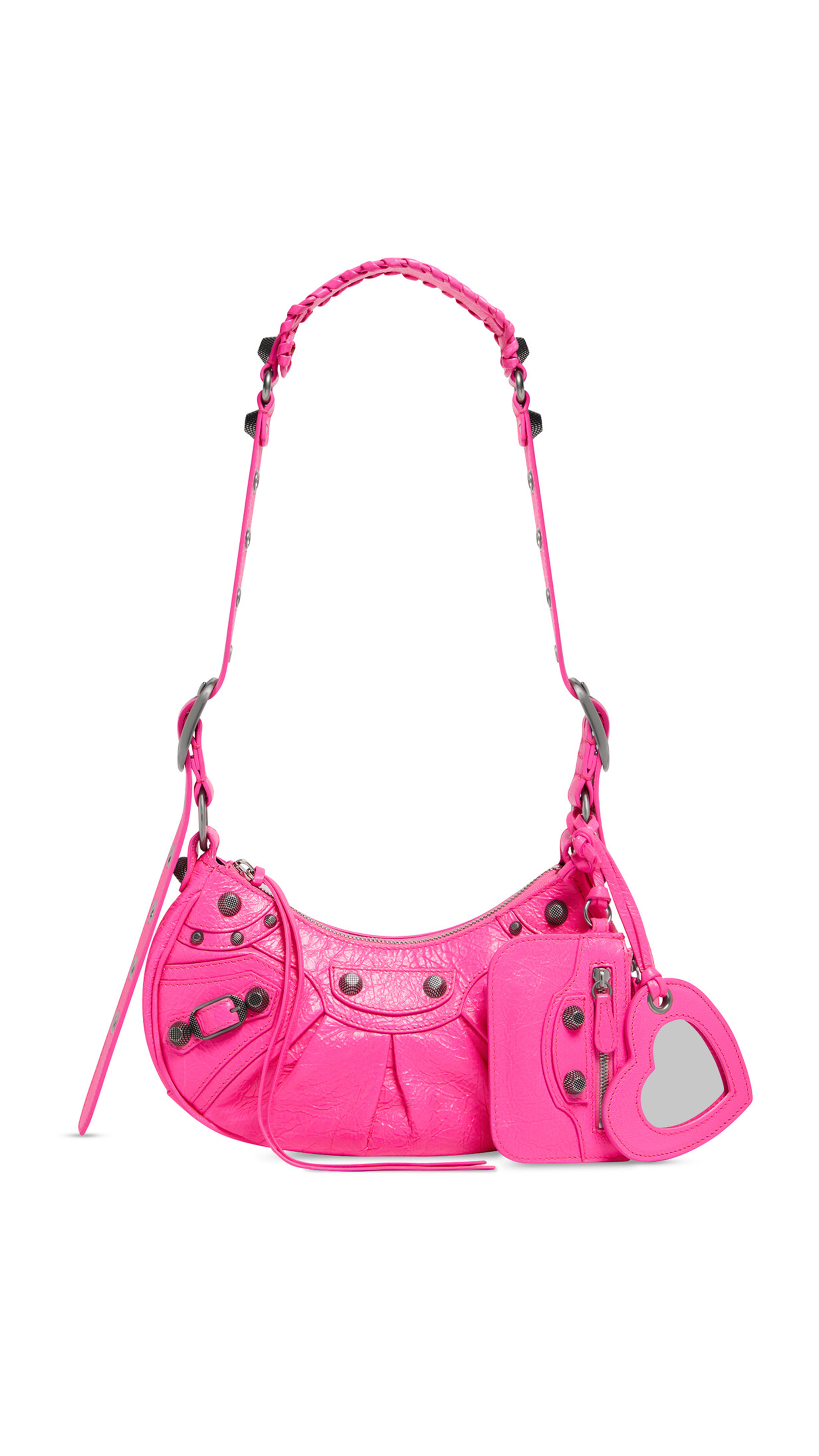 Le Cagole XS Shoulder Bag - Fluo Pink