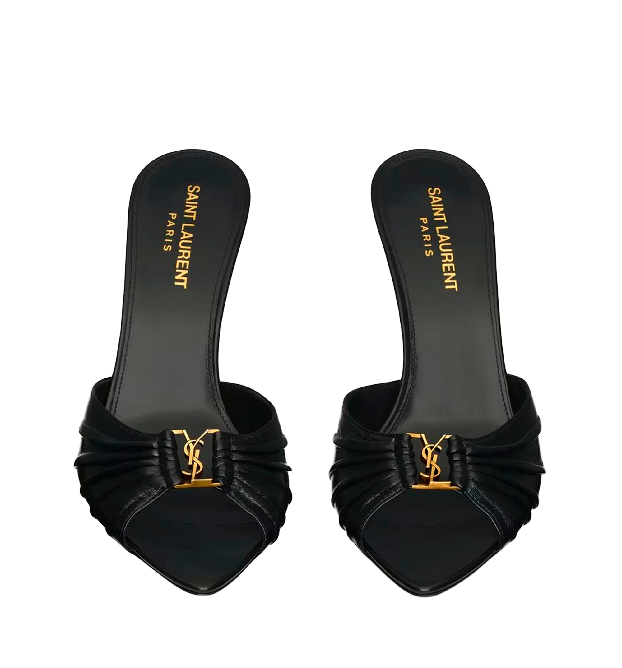 Babylone mules in smooth leather
