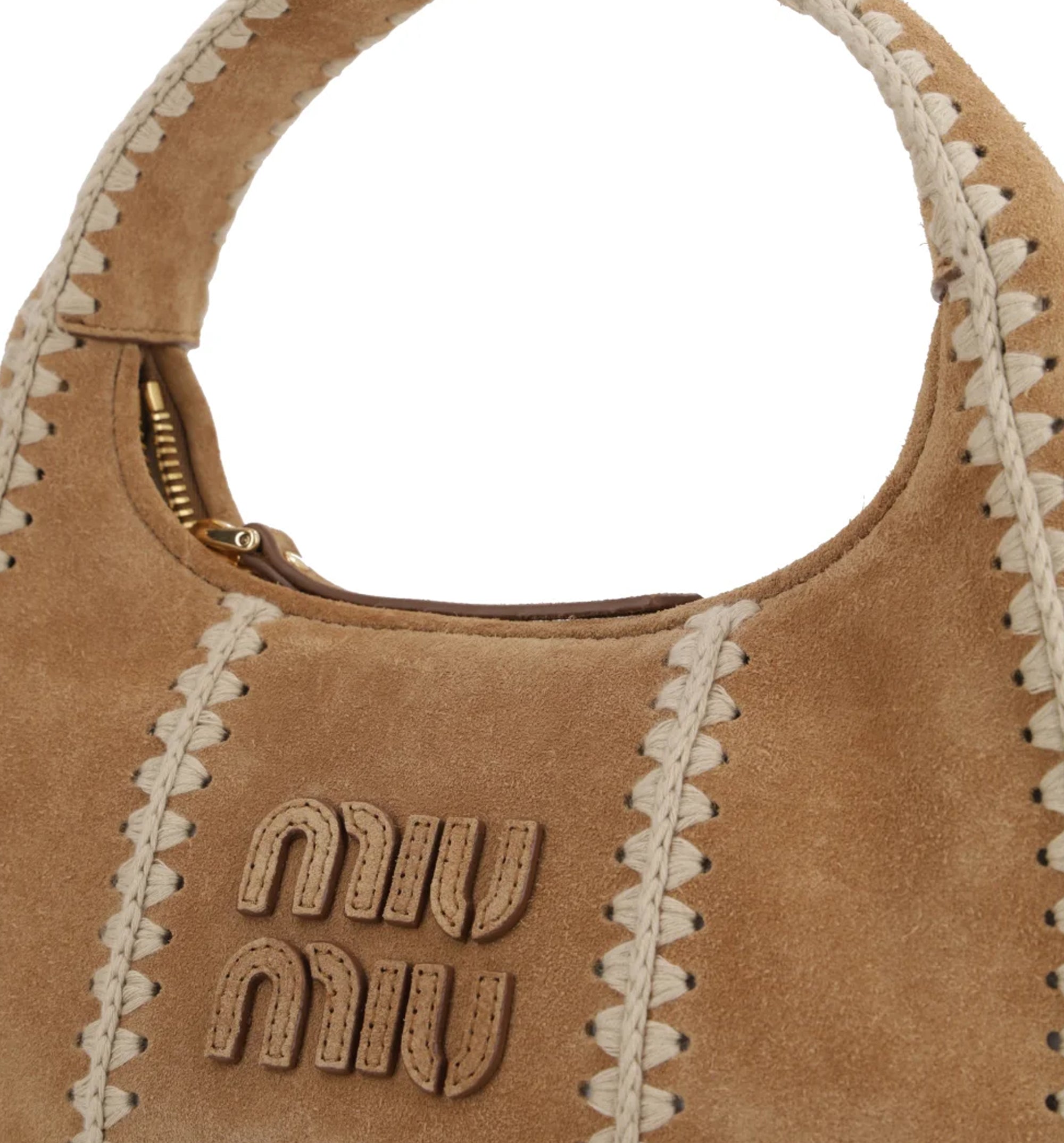 Logo-Detailed Zipped Hobo Bag