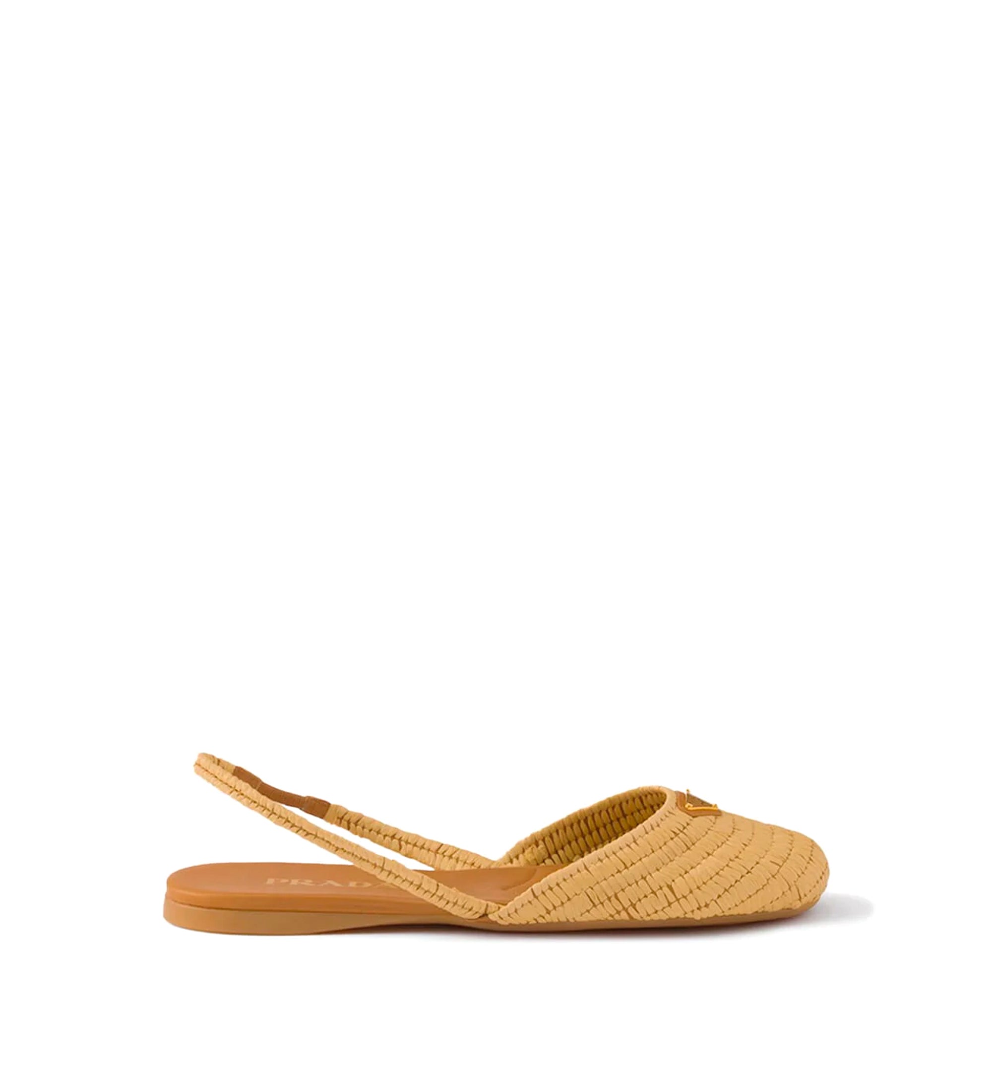 Crochet slingback ballerinas