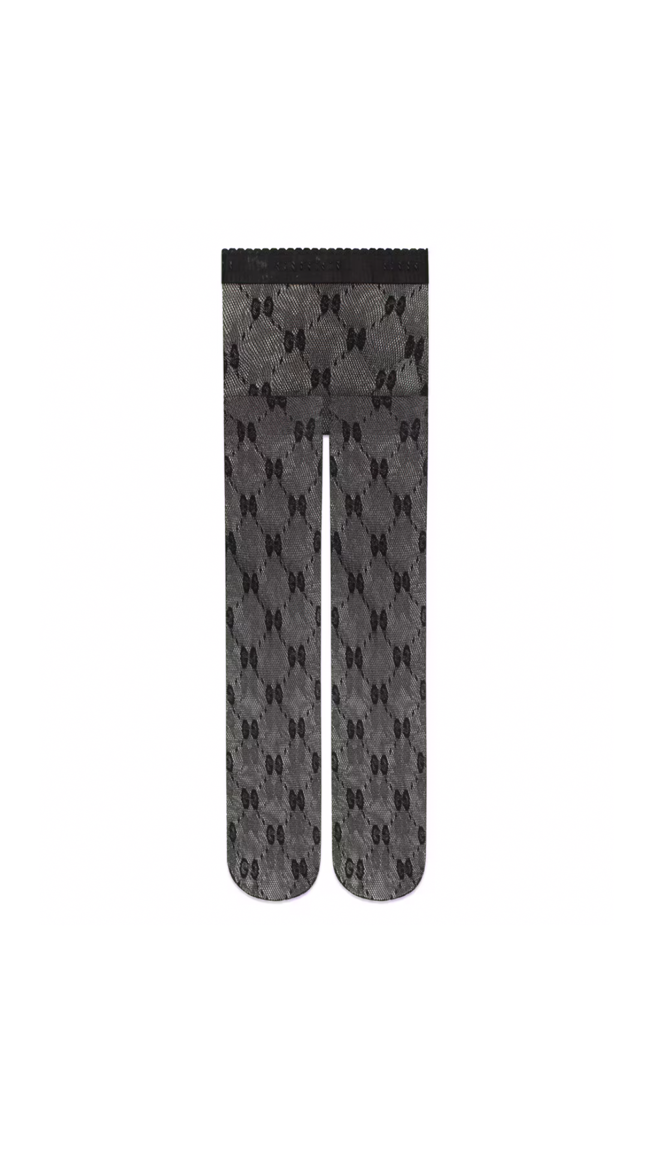 GG Knit Thights - Light Grey