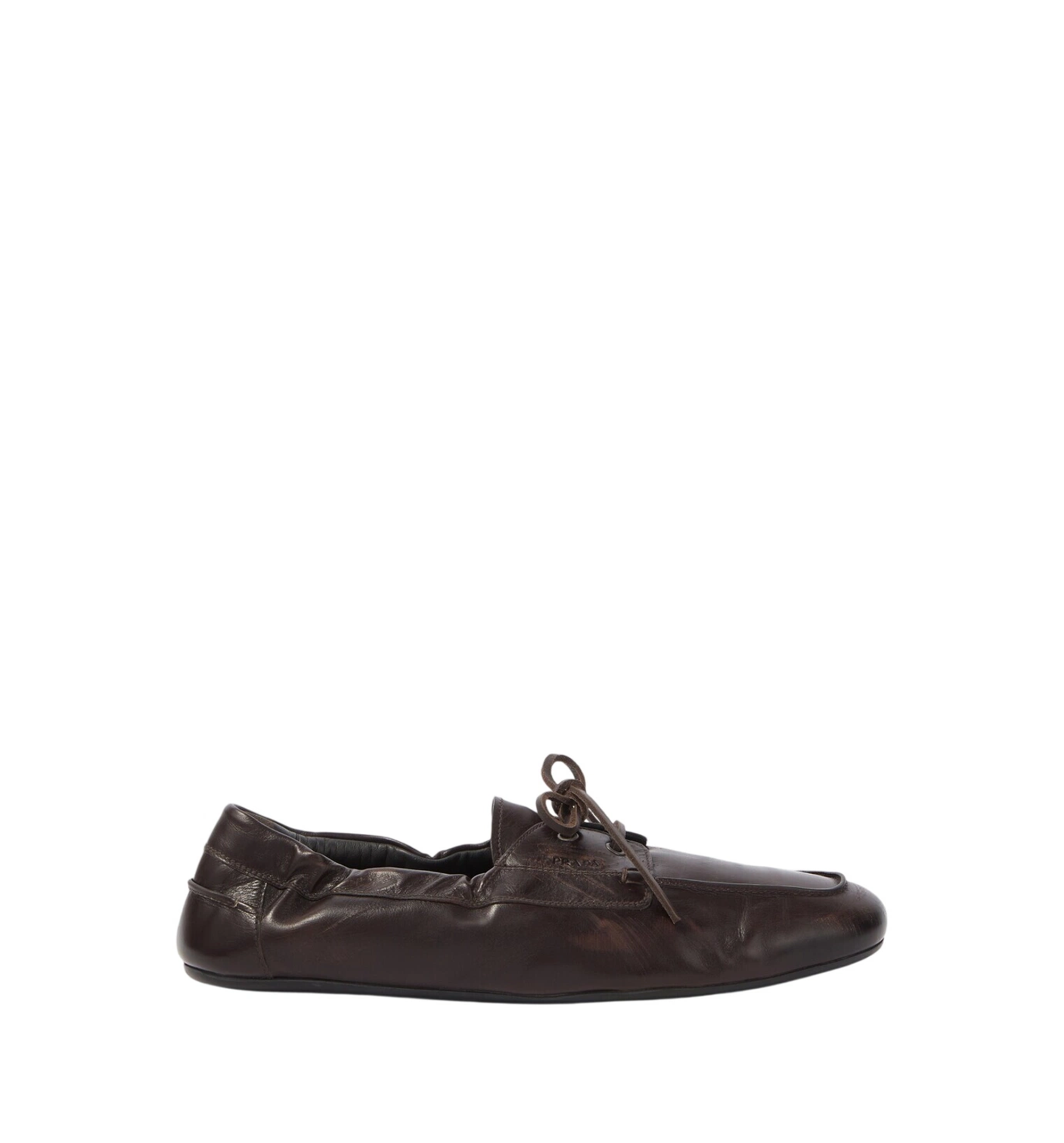 Shuffle Antiqued Leather Laced Shoes