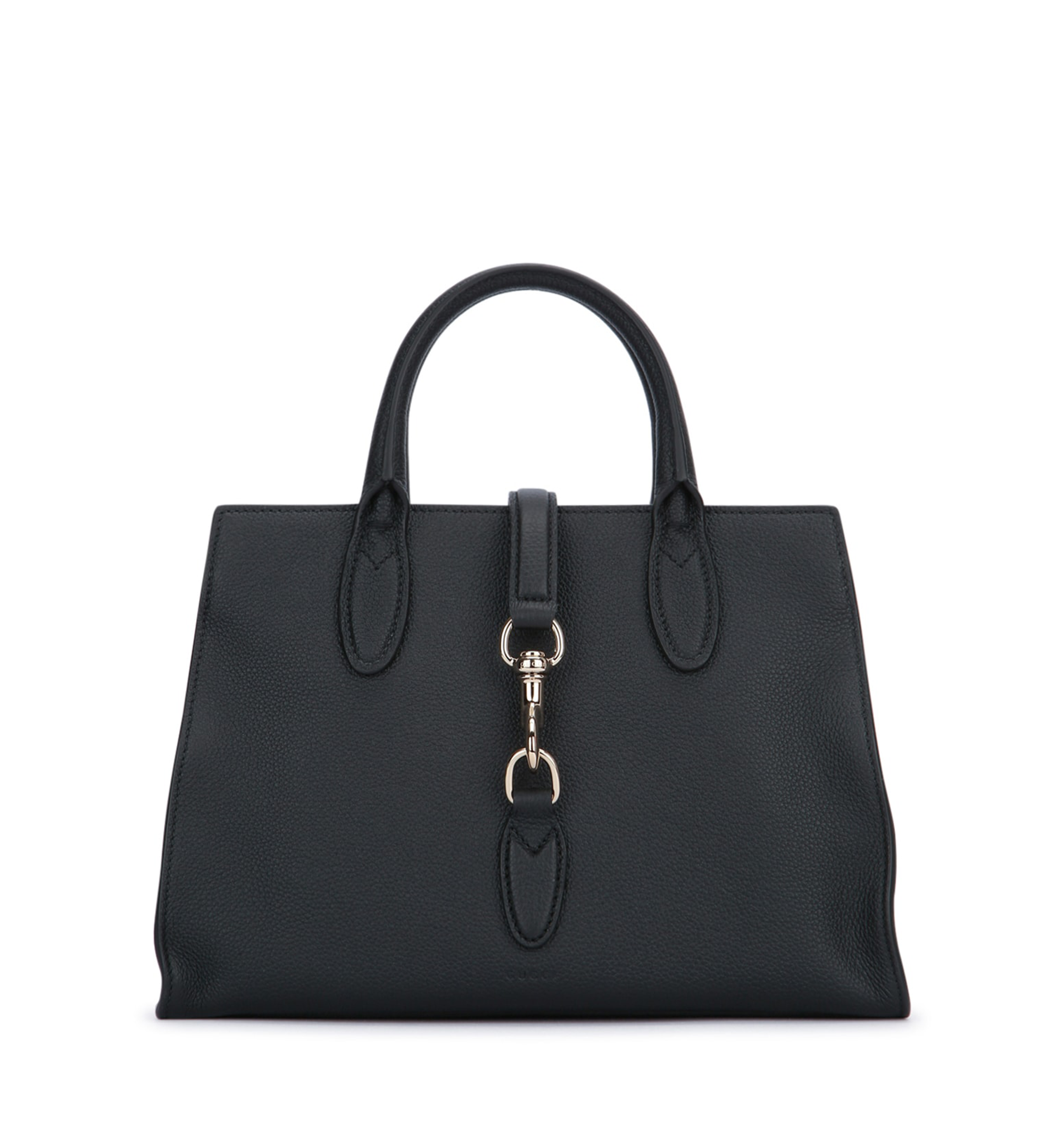 Jackie Medium Tote Bag in Grained Leather