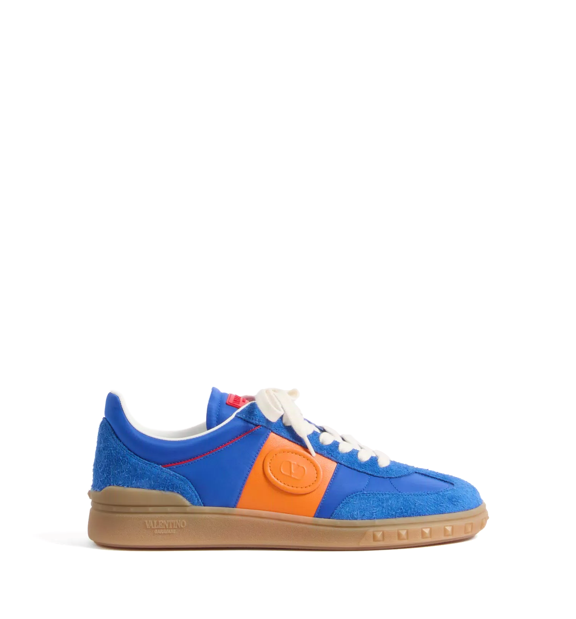 Upvillage Low Top Sneaker in Crust Leather and Nylon