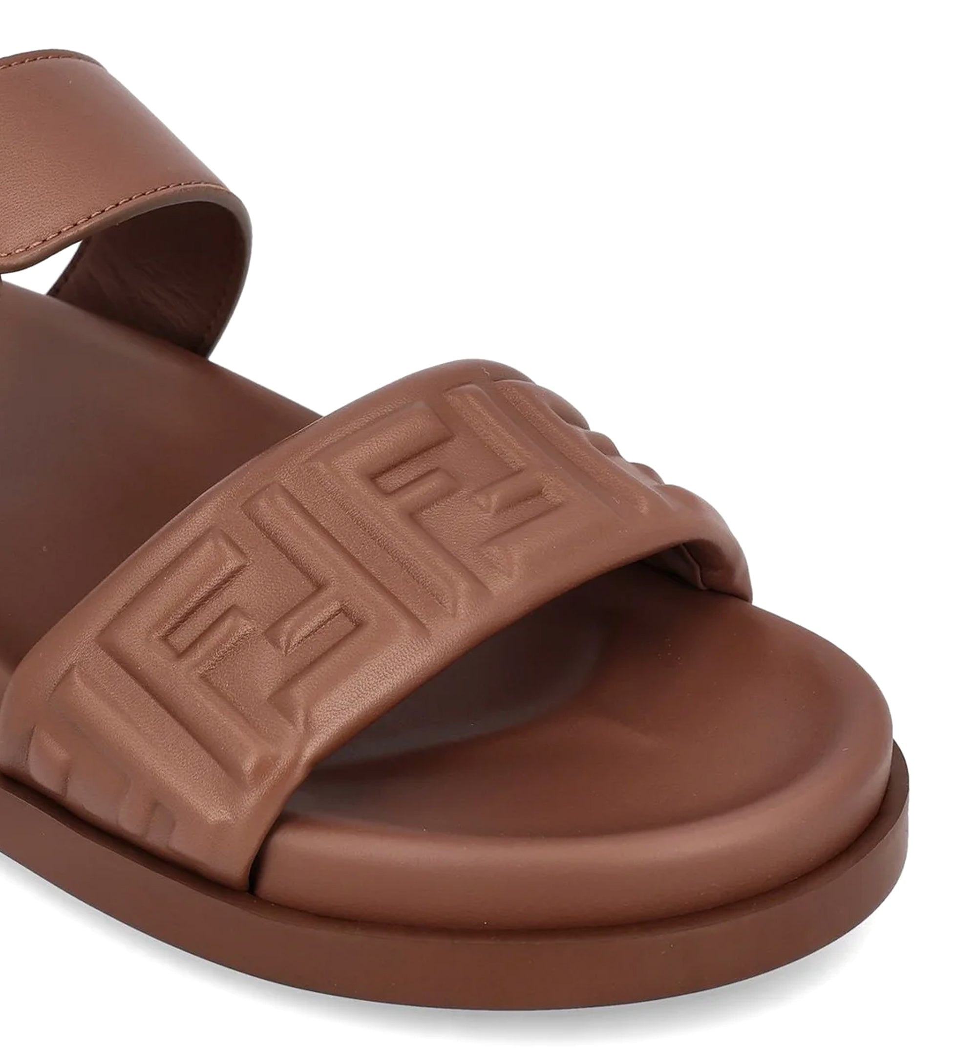 Fendi Feel Nappa Leather Slides