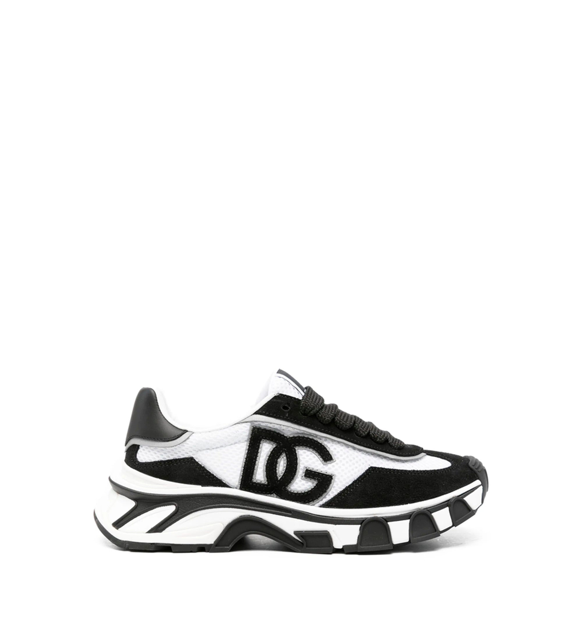 DG country road nylon and leather sneakers