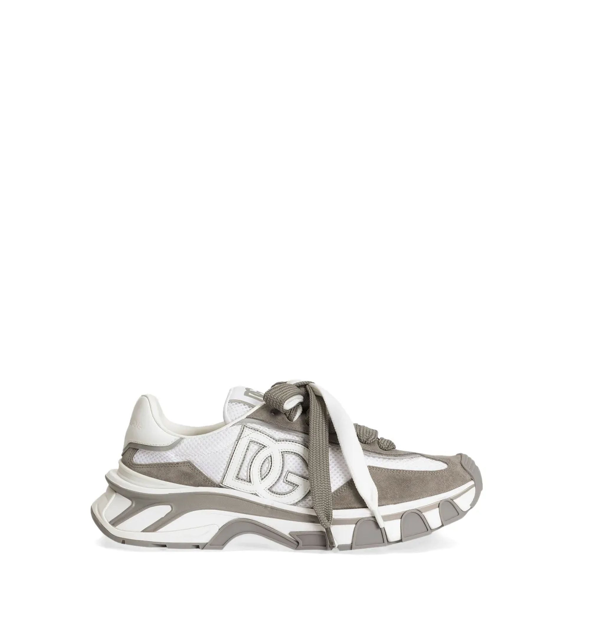 Dg Country Road Nylon And Calfskin Sneakers