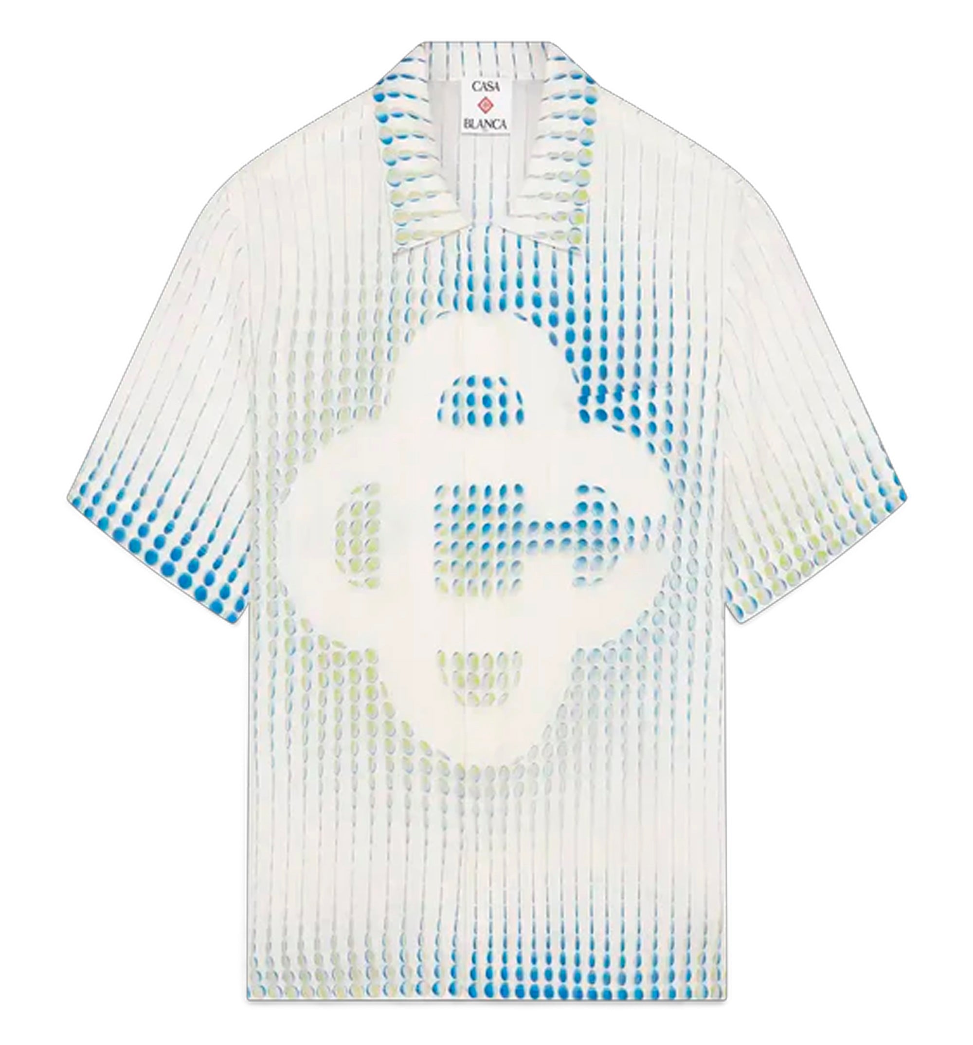 Dots Short Sleeve Linen Shirt