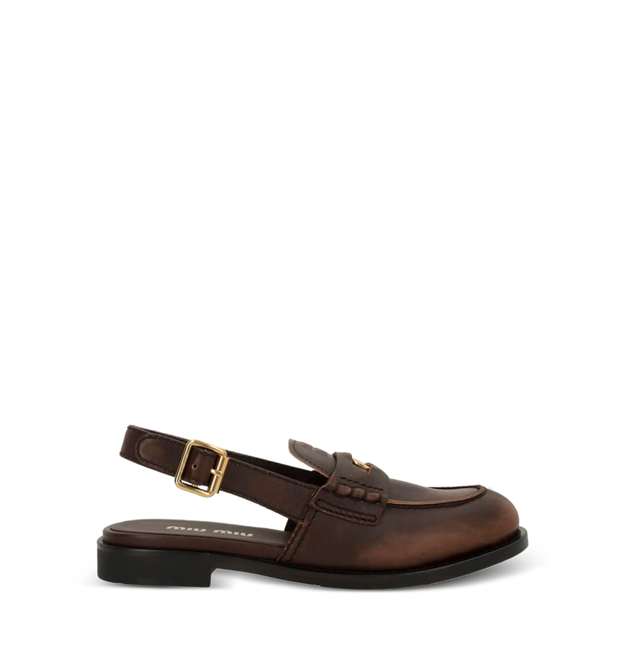 Logo-detail Slingback Loafers