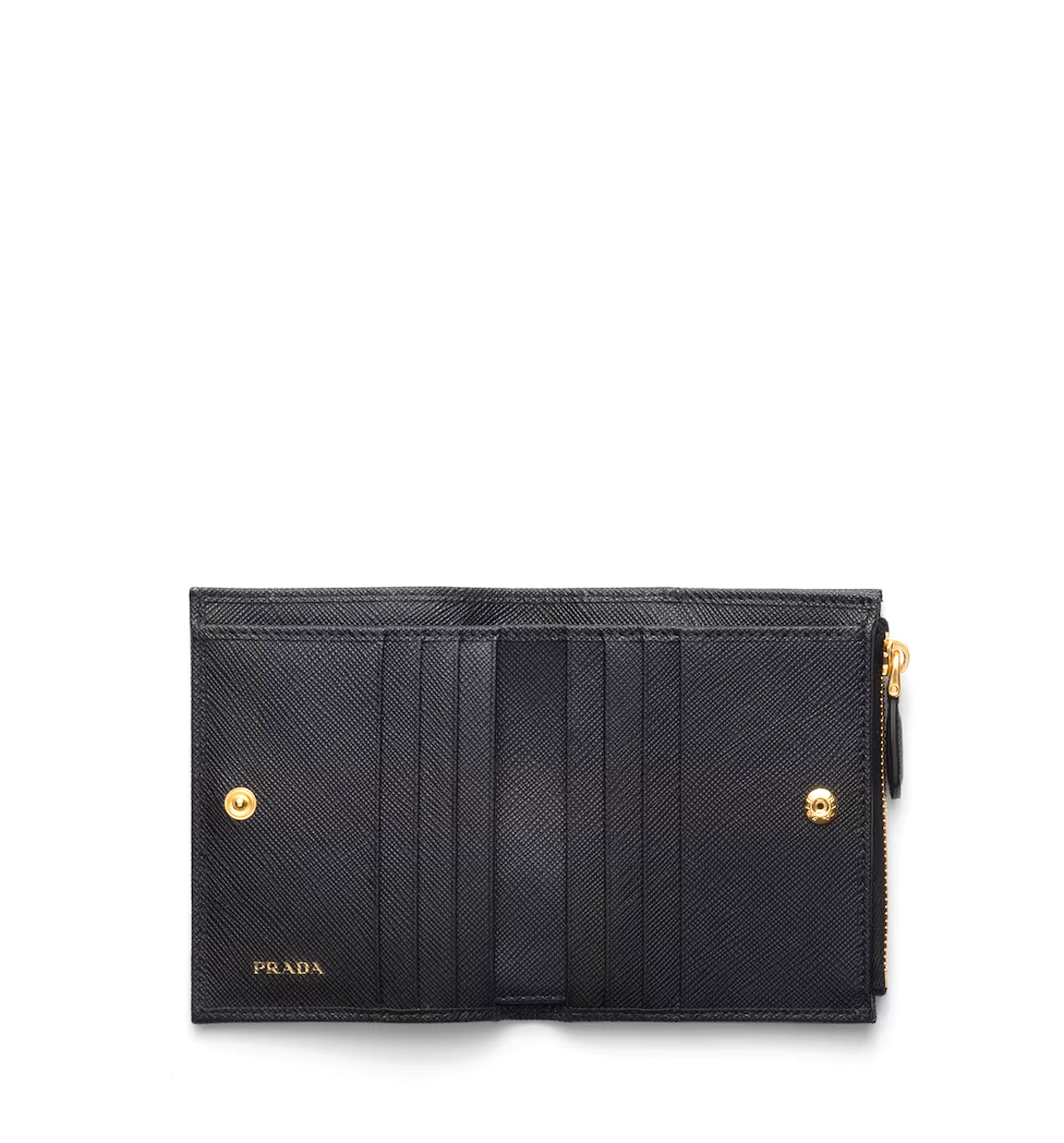 Small Saffiano leather wallet