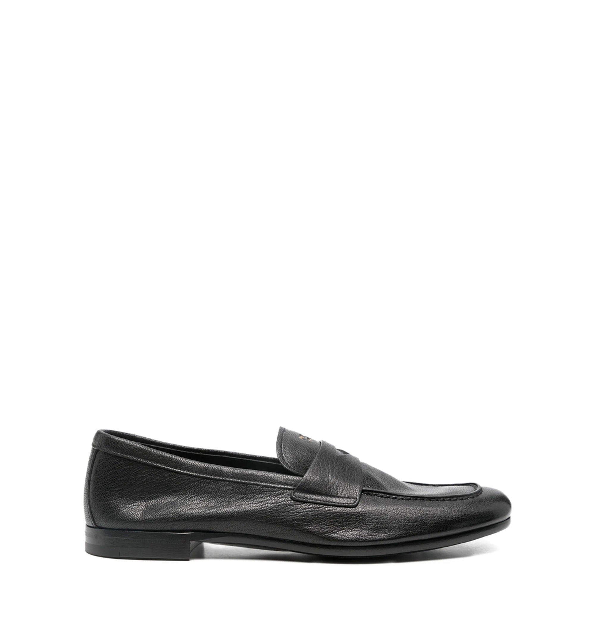 Leather loafers