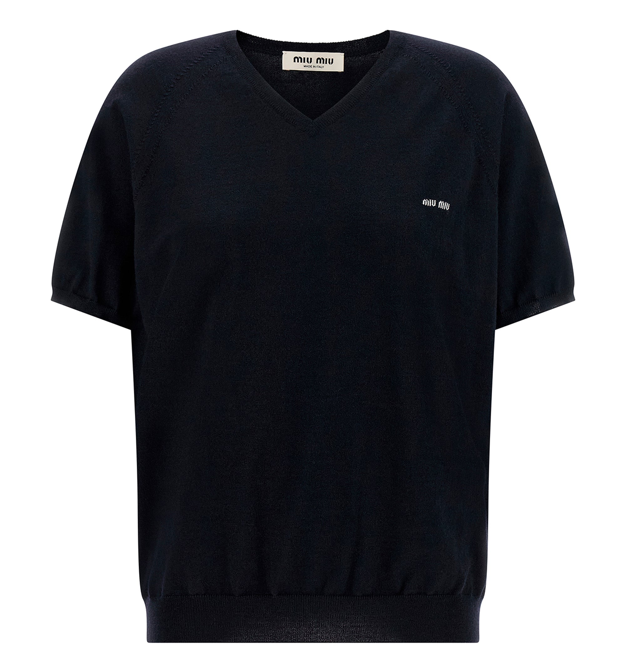 Wool V-neck sweater
