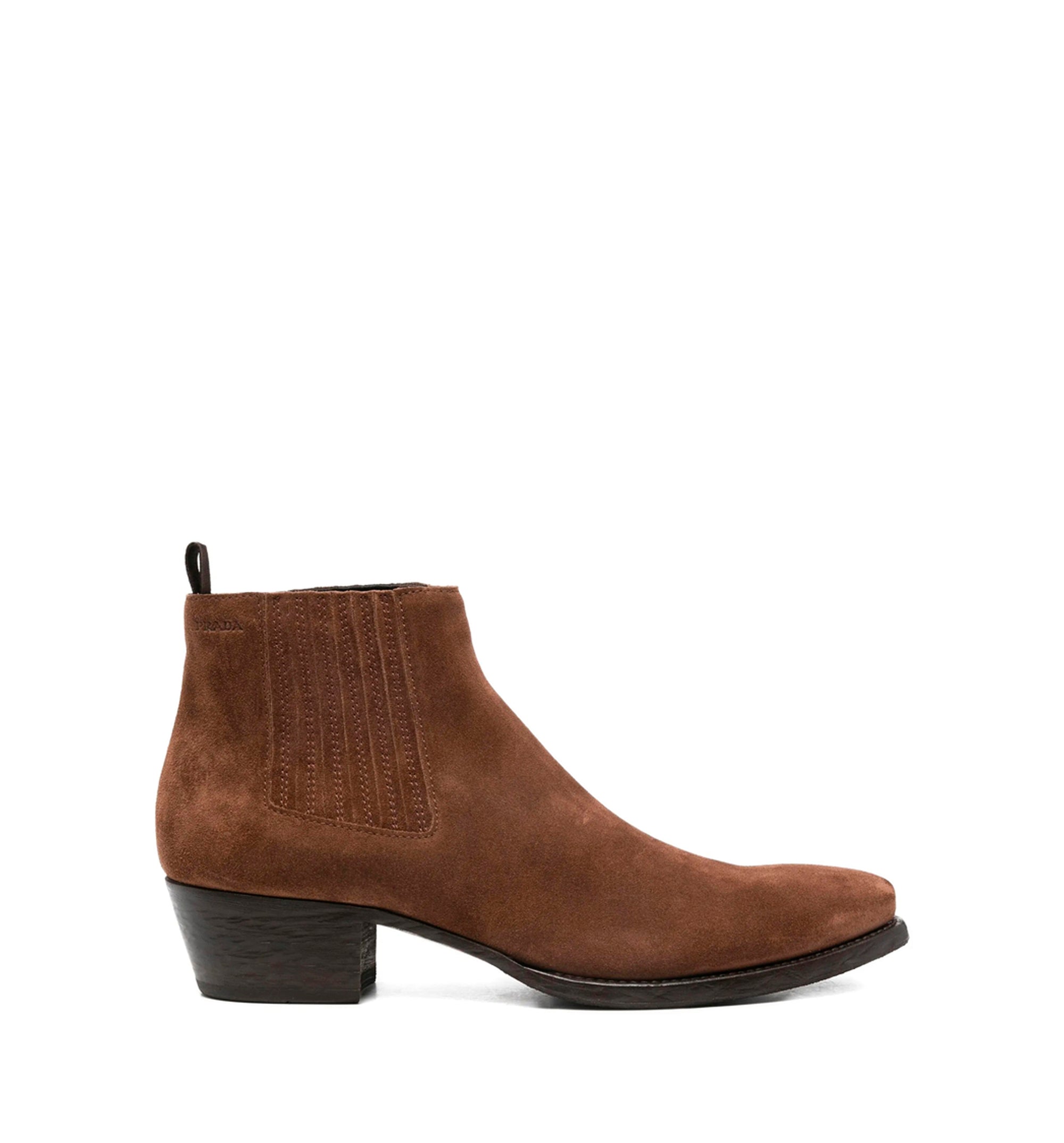 55mm Elasticated-gusset Suede Chelsea Boots