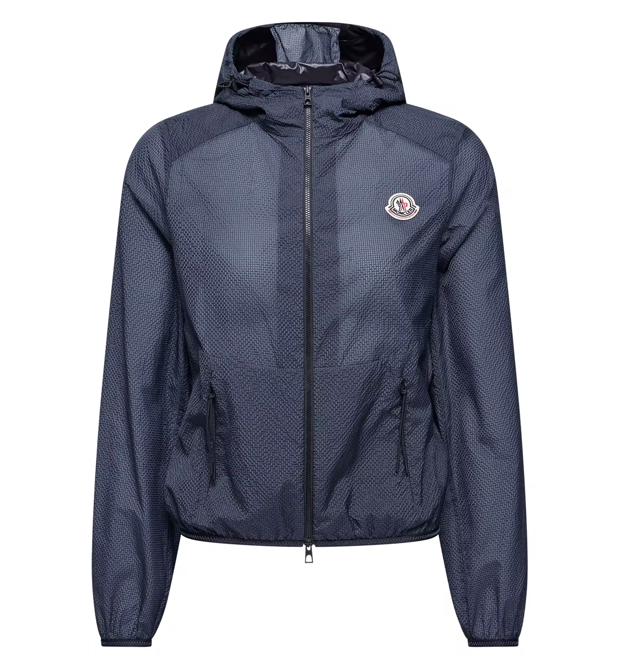 Edasic Seersucker Hooded Jacket