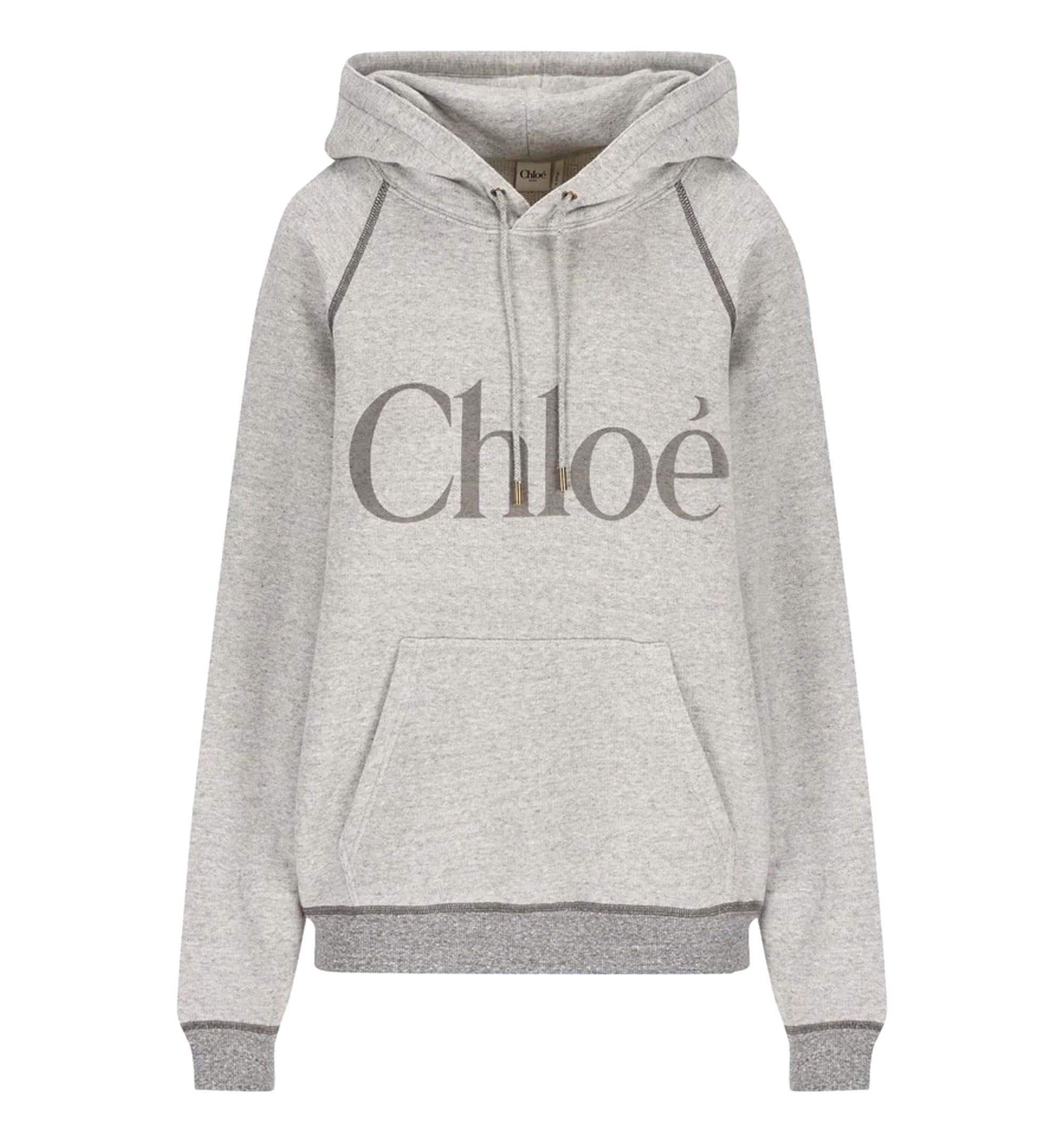 Oversized Logo Hoodie In A Cotton Fleece Mix