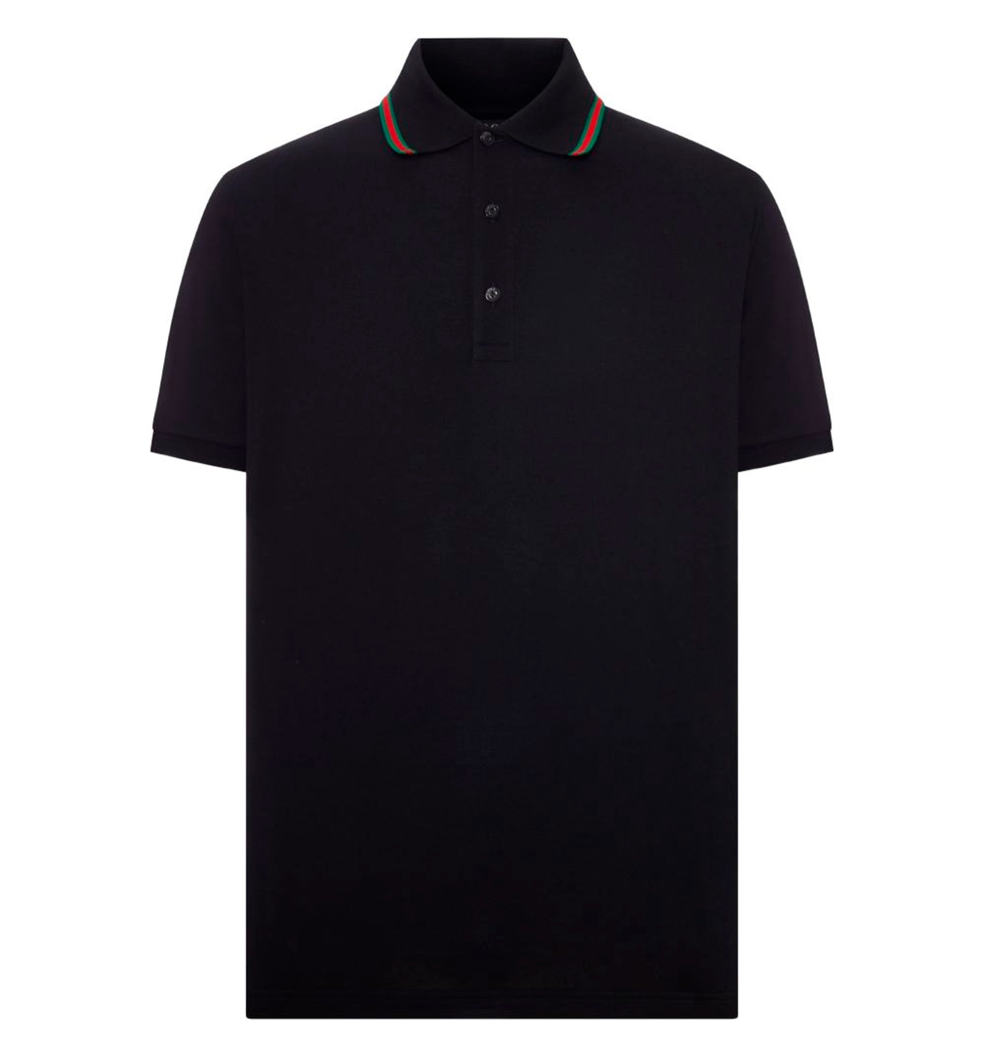 Cotton jersey piquet polo shirt