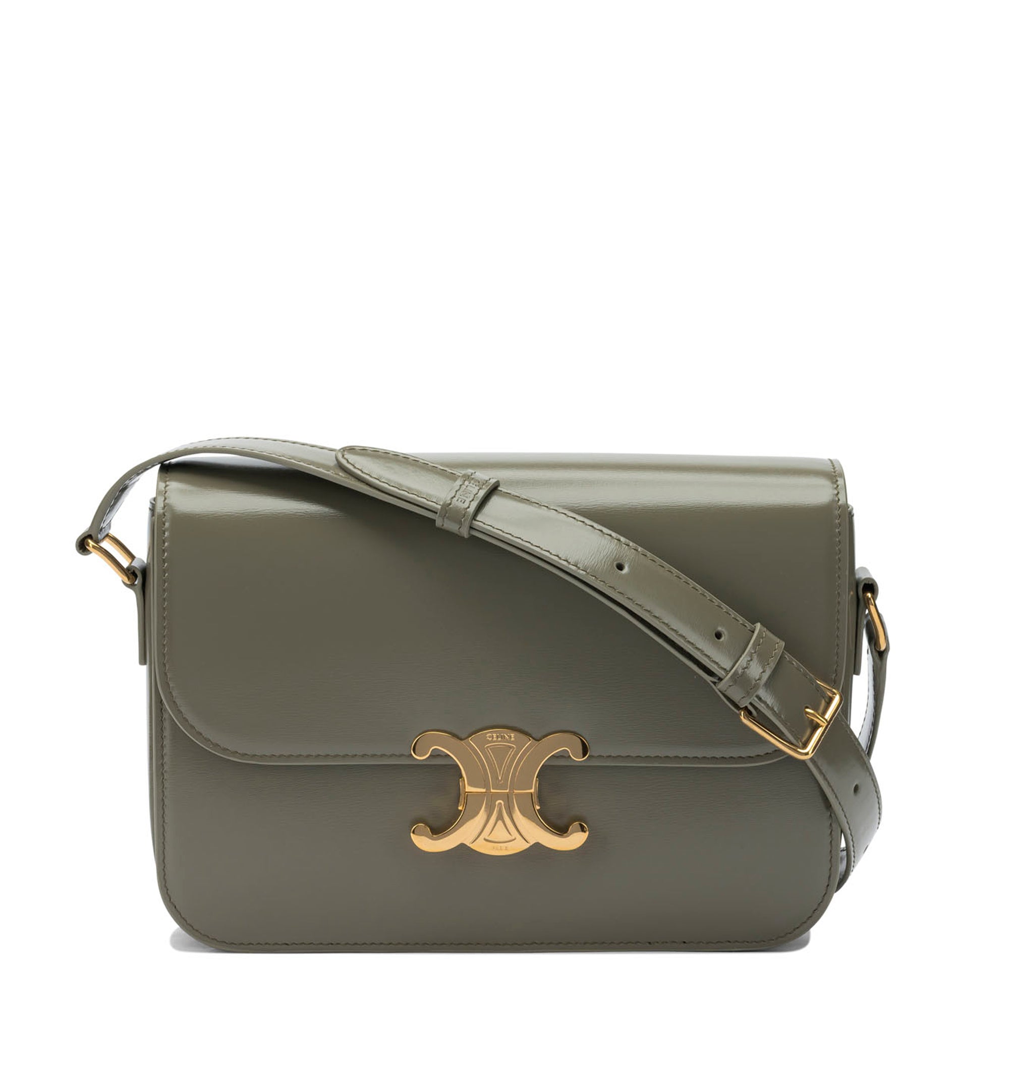 Classique Triomphe Bag In Shiny Calfskin