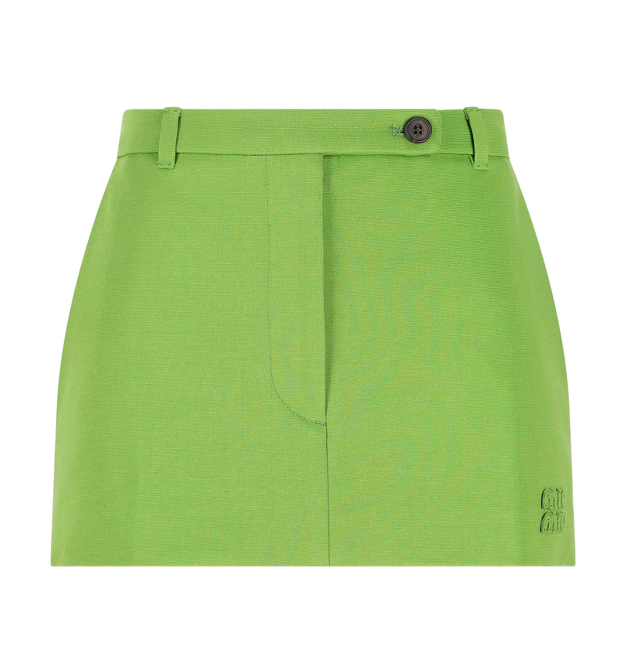 Milano rib knit miniskirt