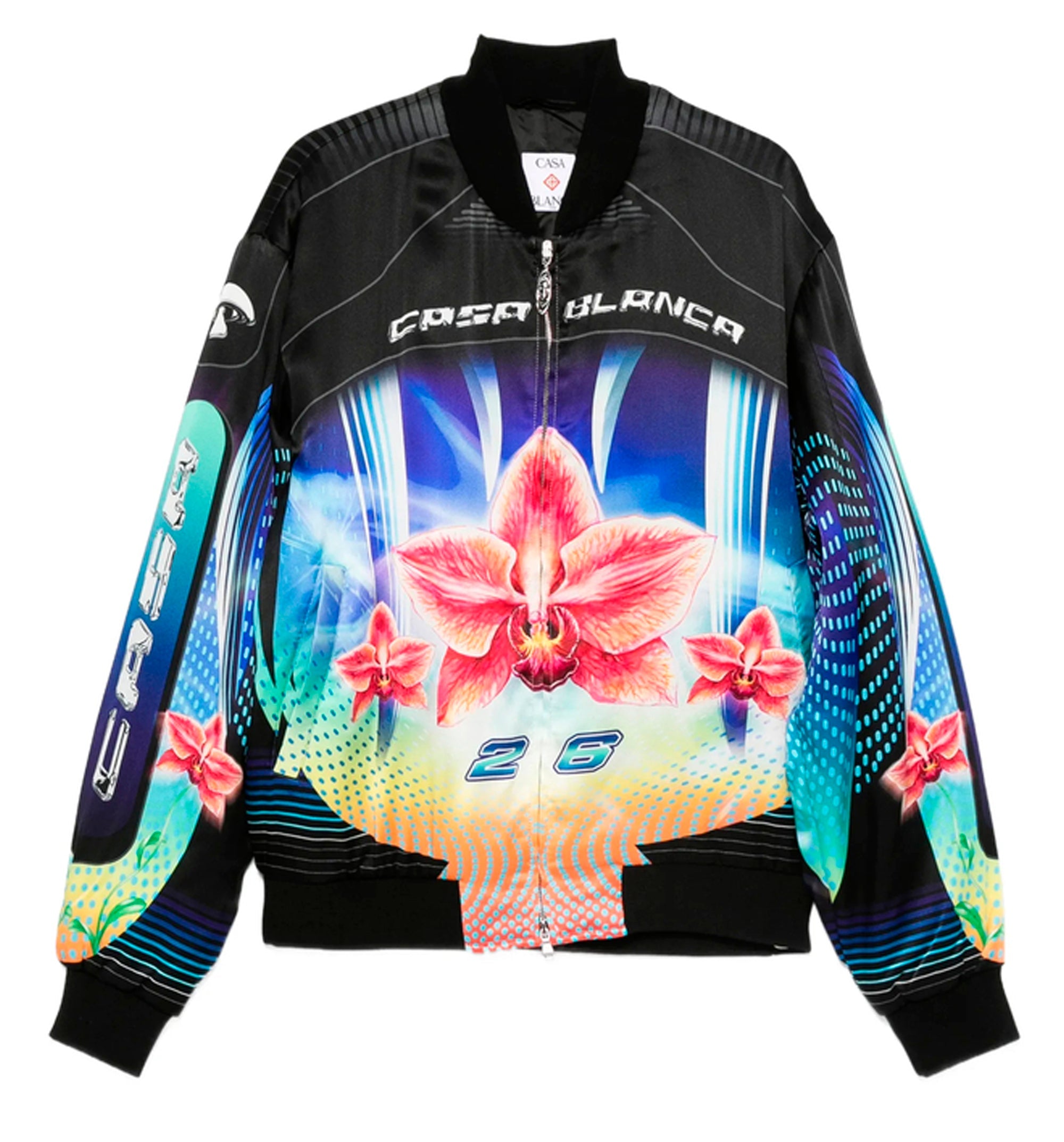 Floral-print Bomber Jacket