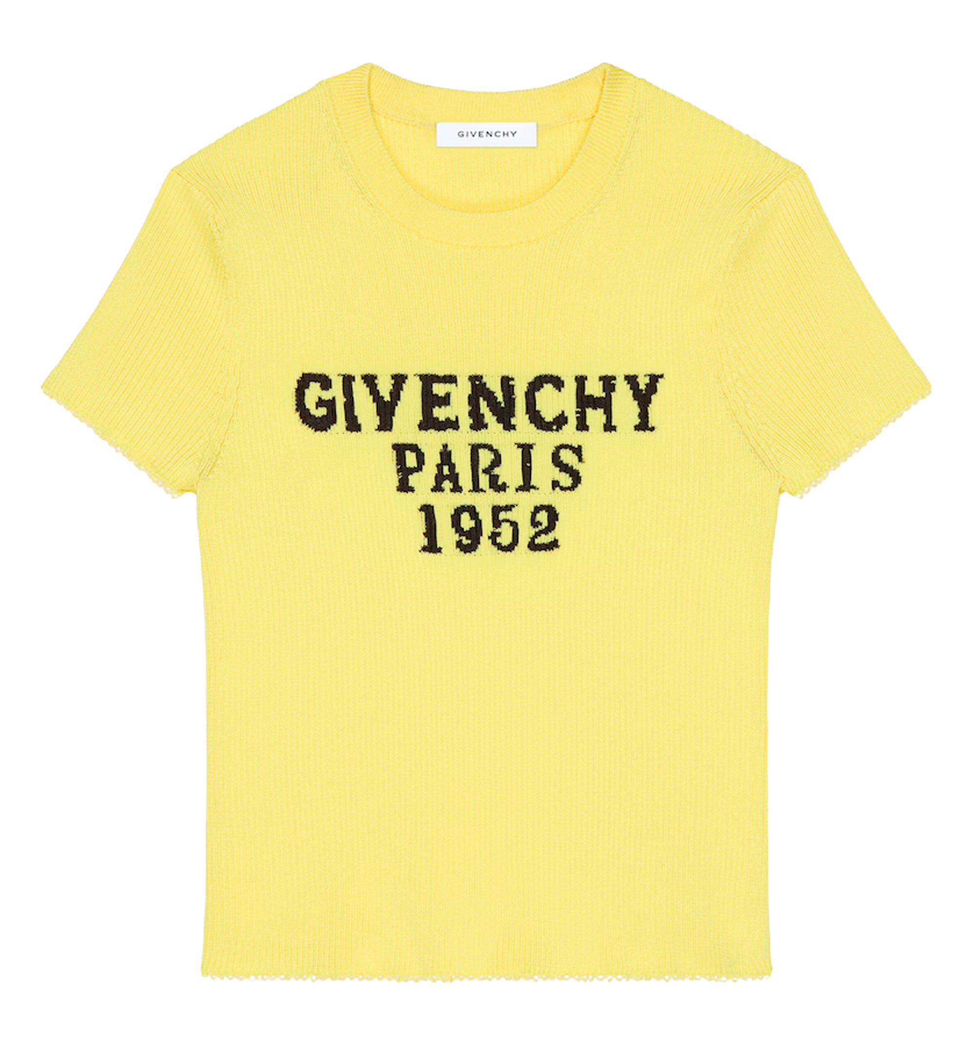 Cropped top in fine rib