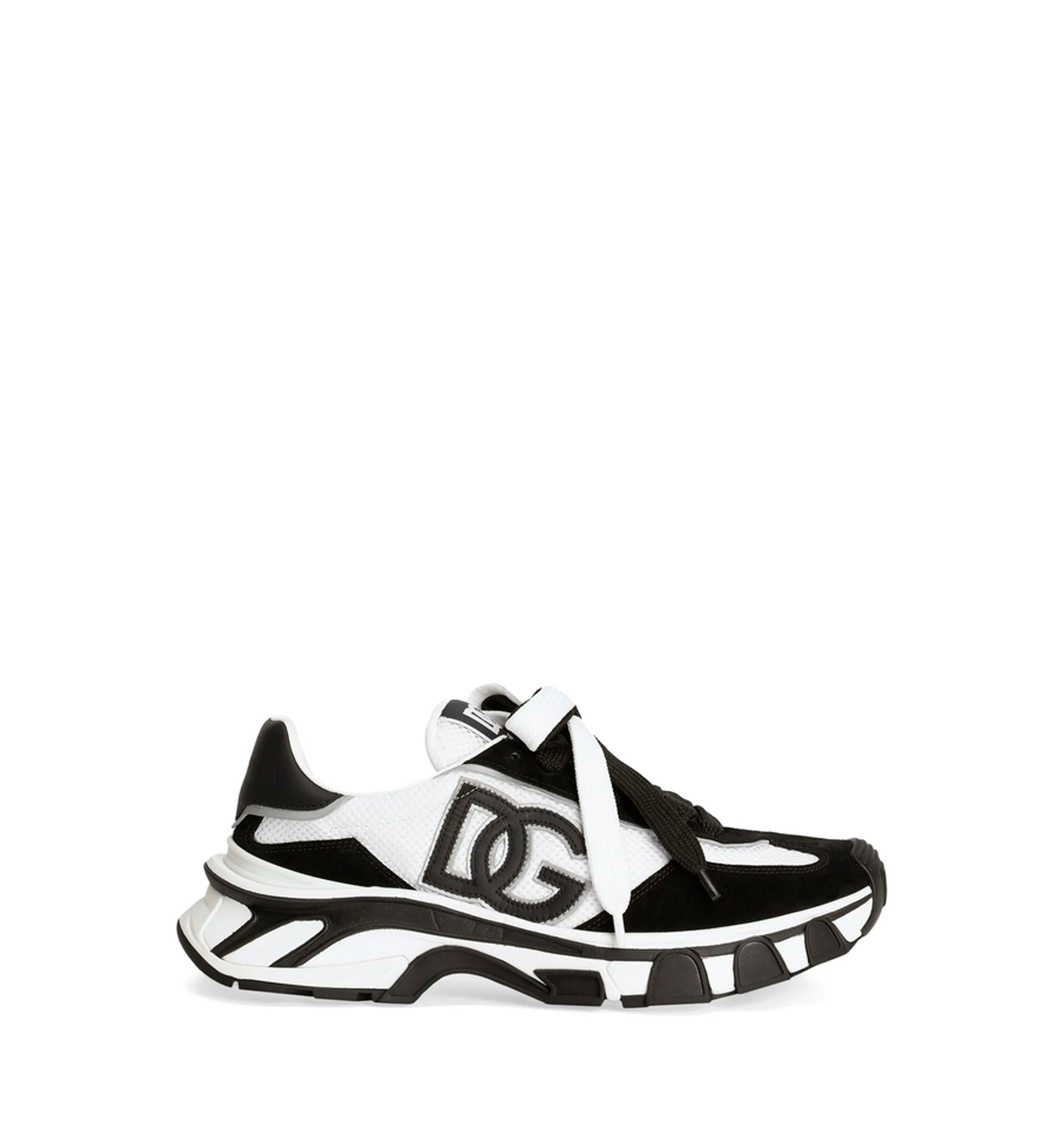 DG country road nylon and leather sneakers