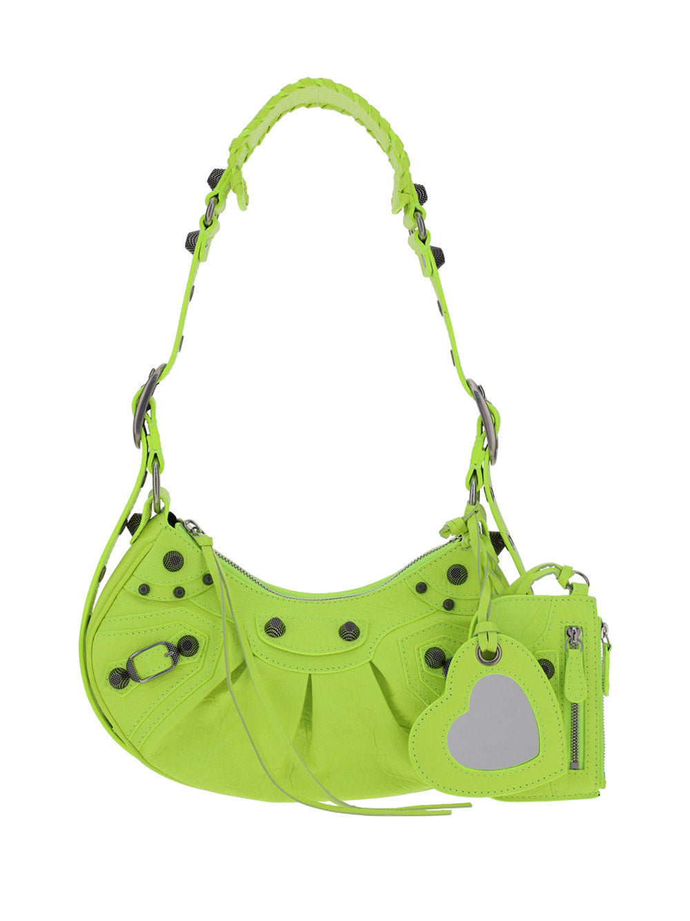 Le Cagole XS Shoulder Bag - Neon Yellow