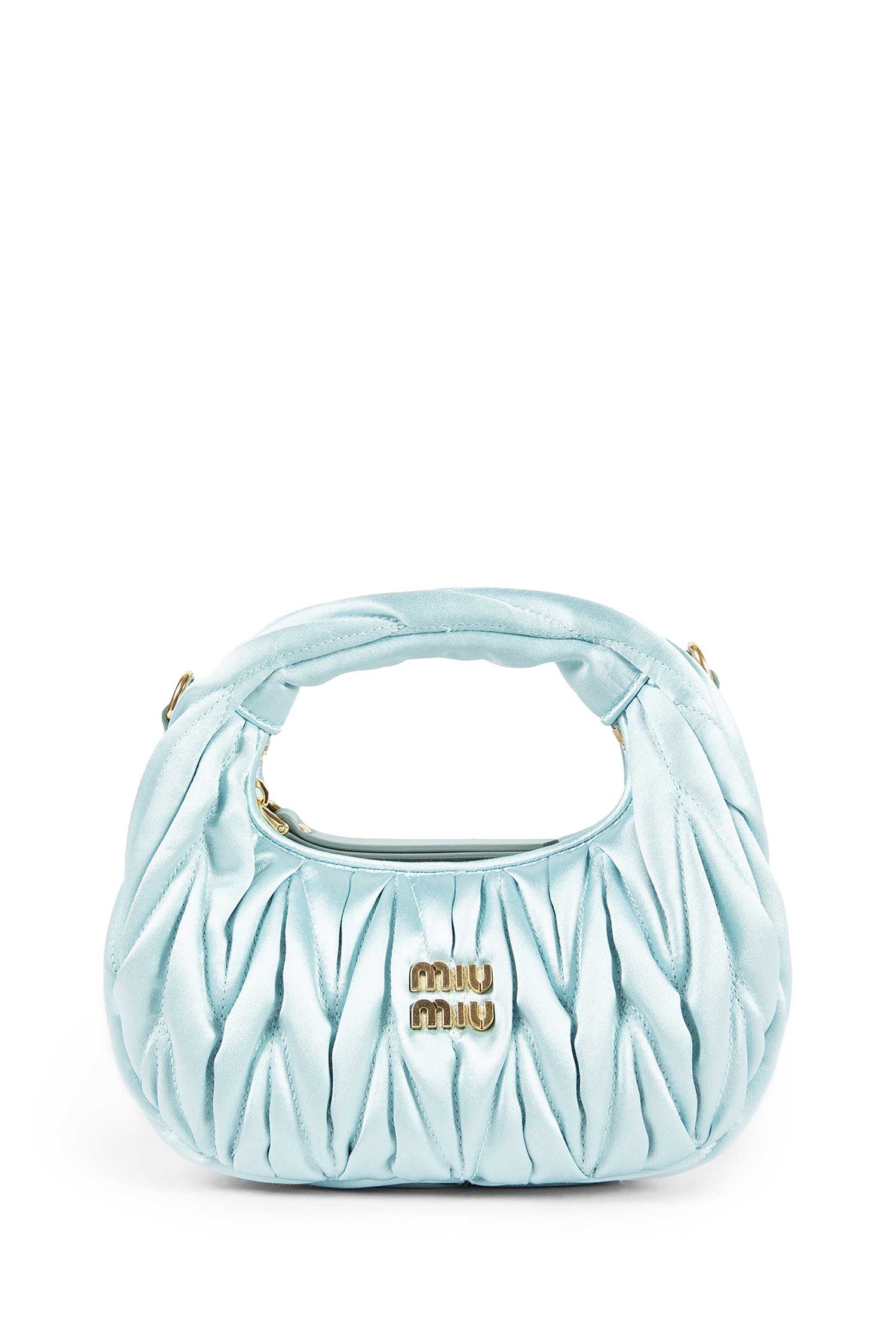 Wander matelassé Satin mini-bag