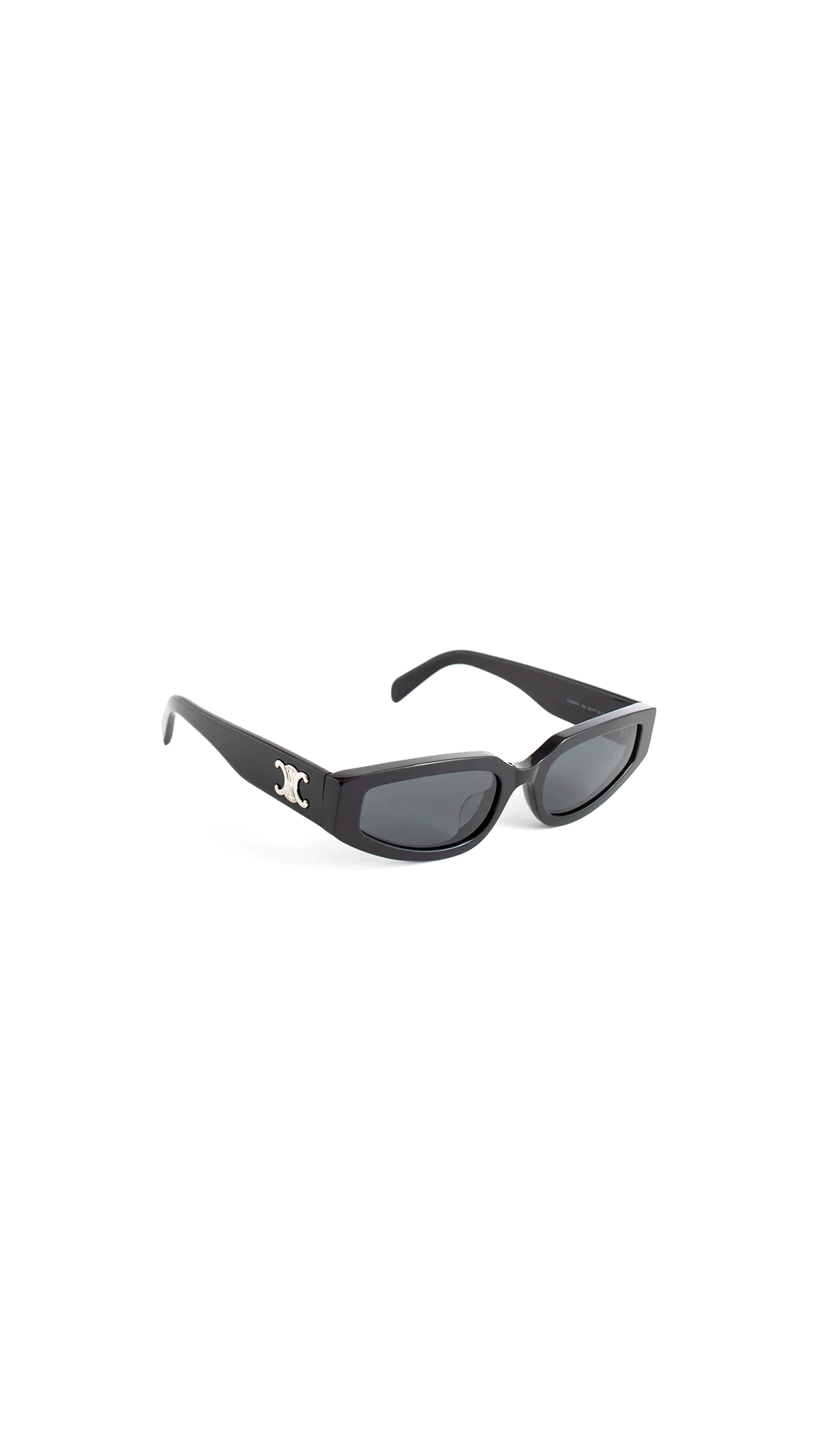 Triomphe Sunglasses in Acetate - Black