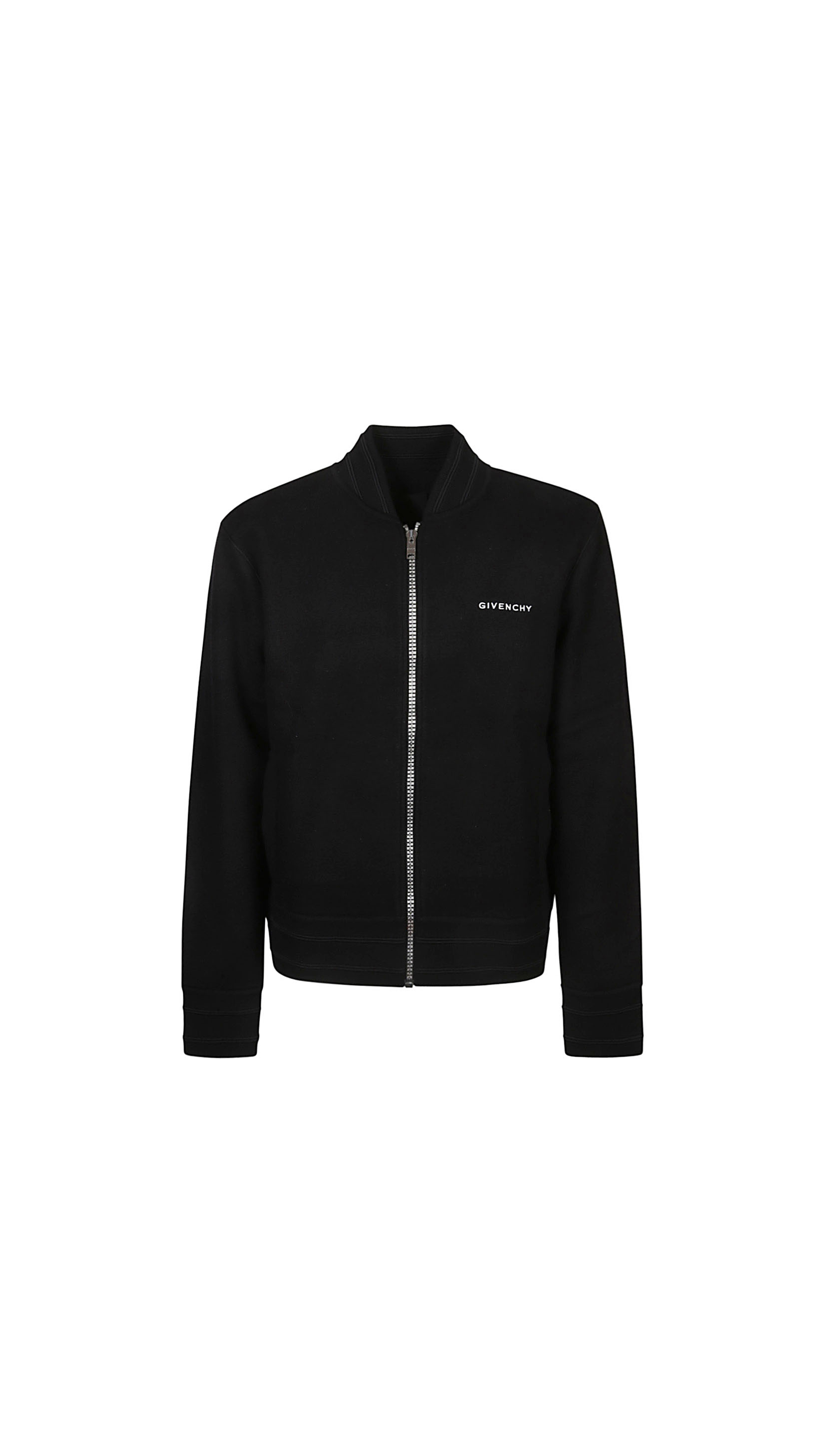 4G-motif Wool Bomber Jacket - Black