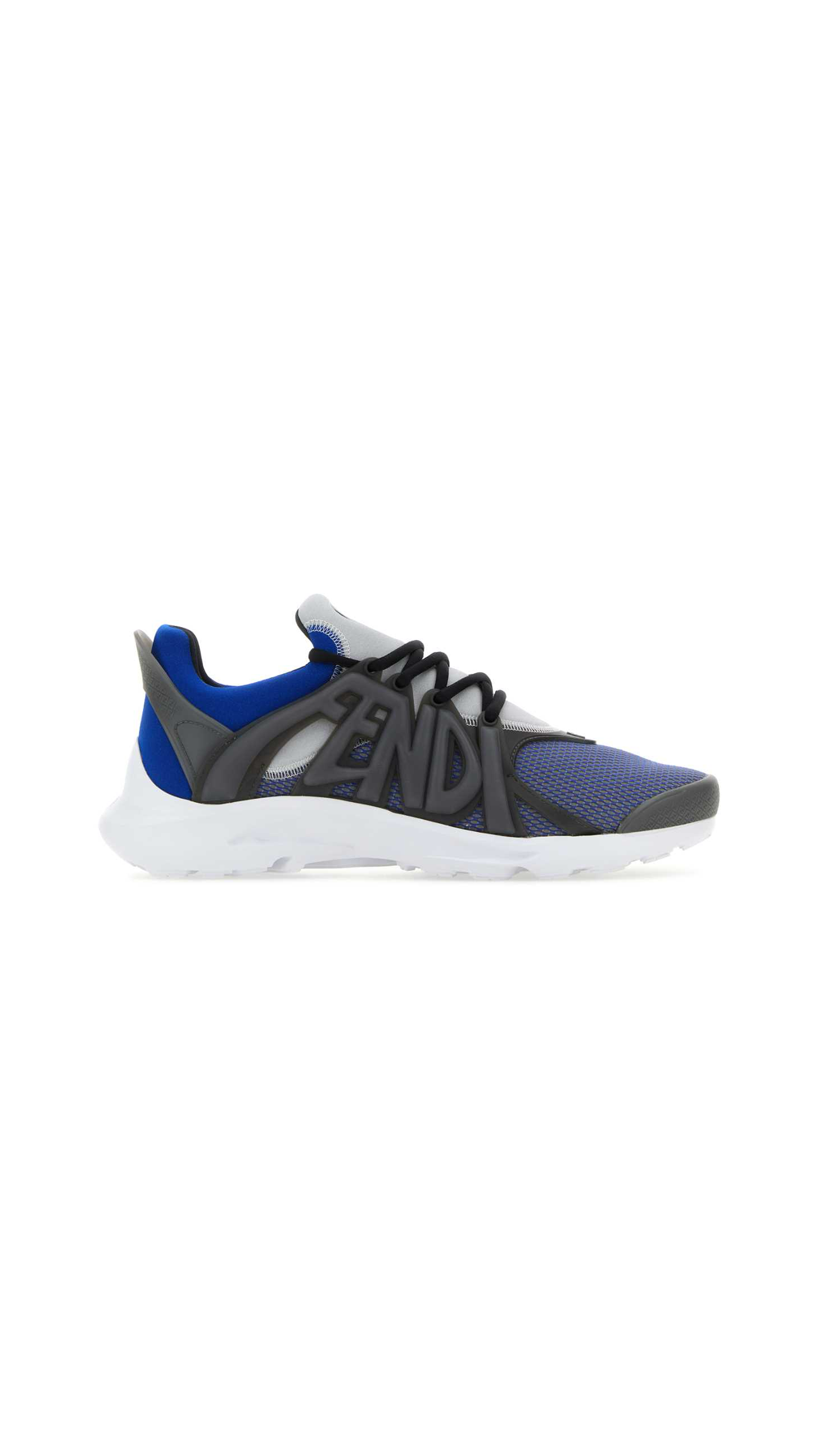 Fendi Tag Sneakers - Black/Blue